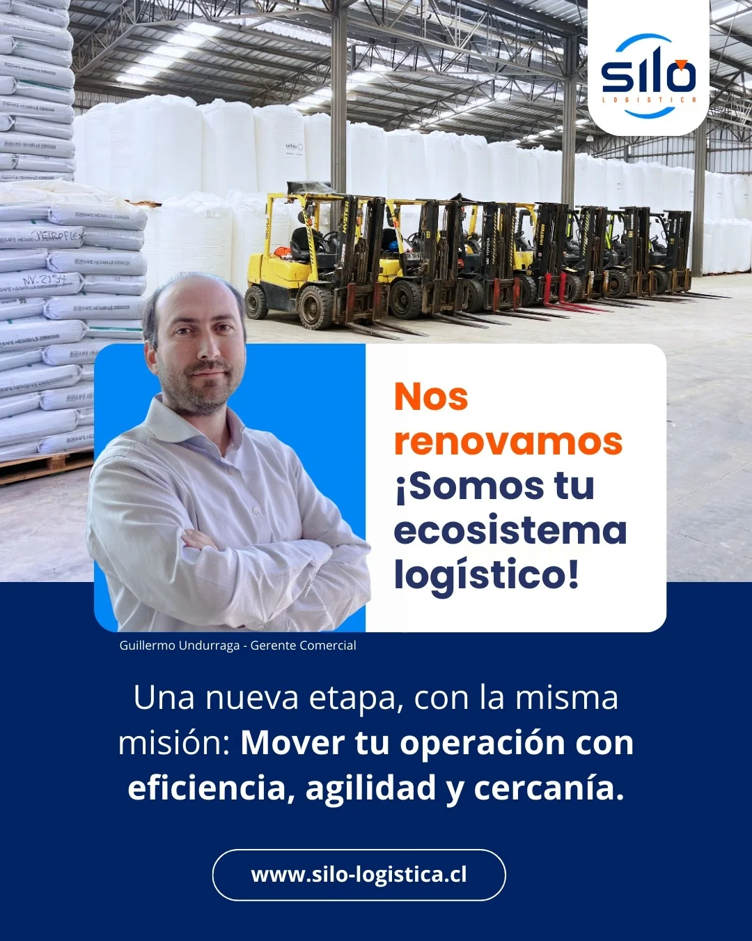 SILO Logistica Facebook ad: Cambiar no es empezar de cero: es tomar…