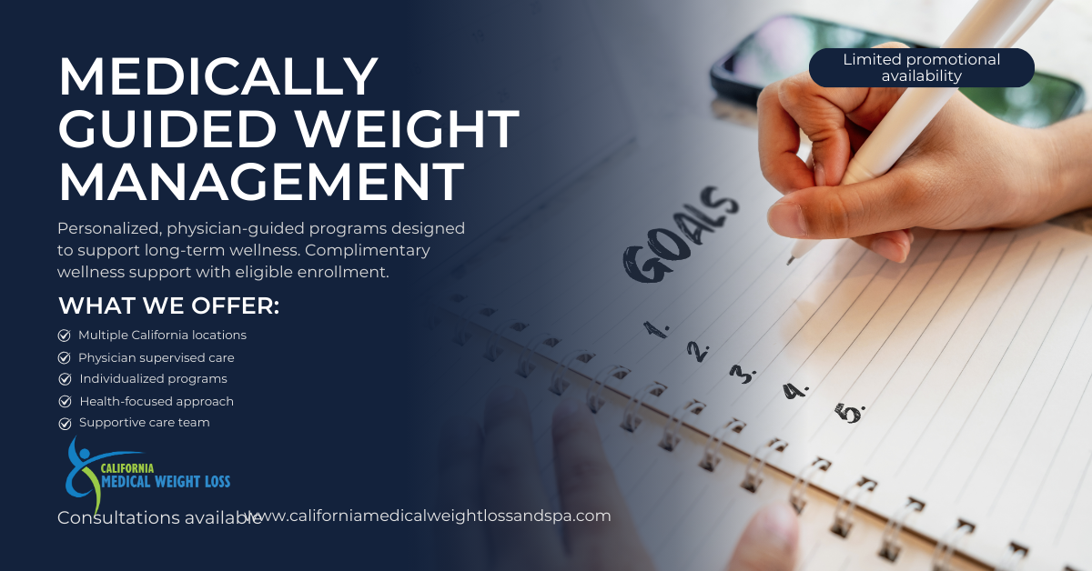 California Medical Weight Loss Facebook ad: Official page of California Medical Weight Loss.