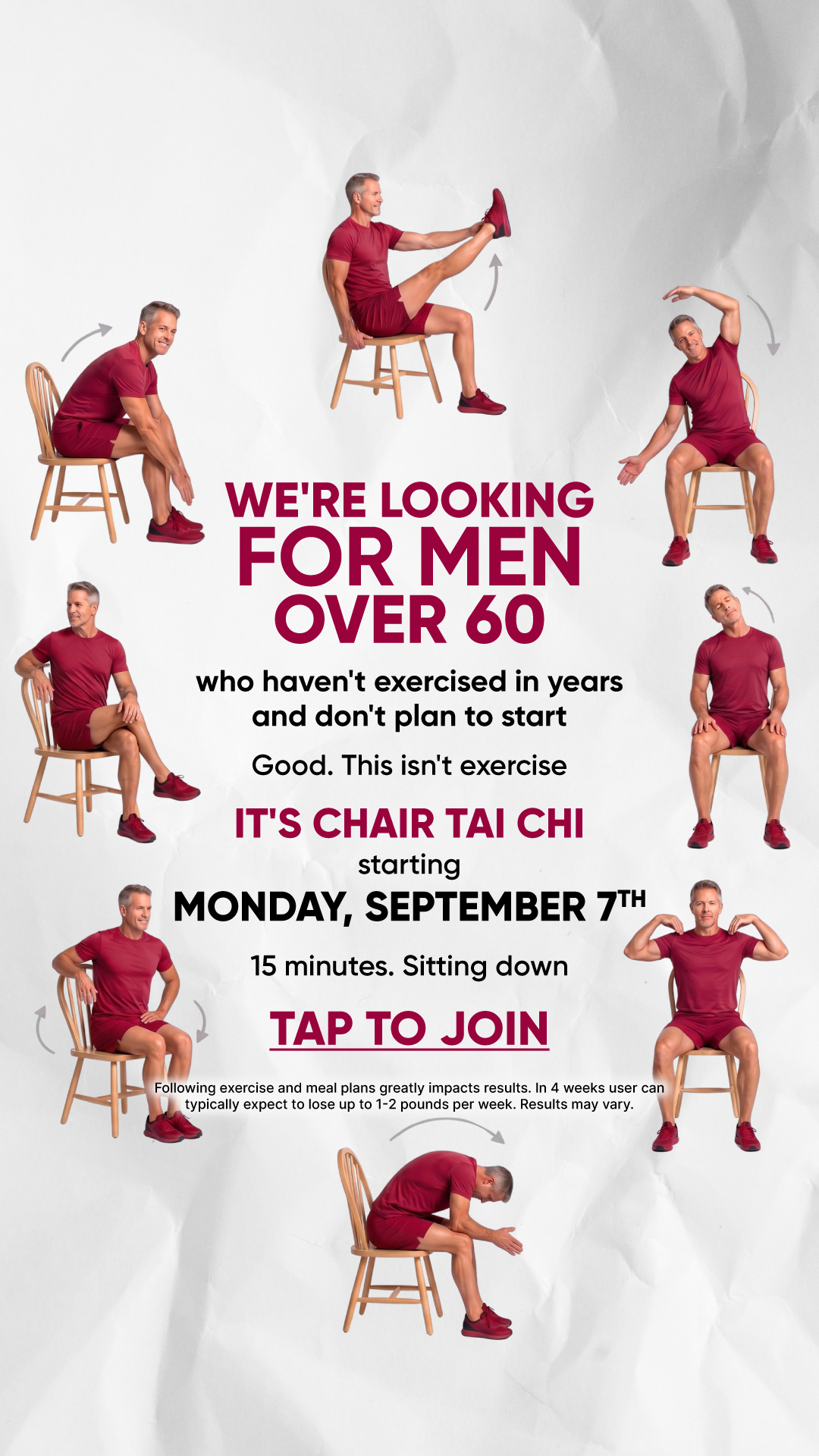 Michaelll Fitness Facebook ad