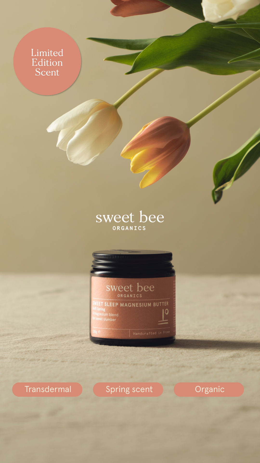 Sweet Bee Organics Facebook ad