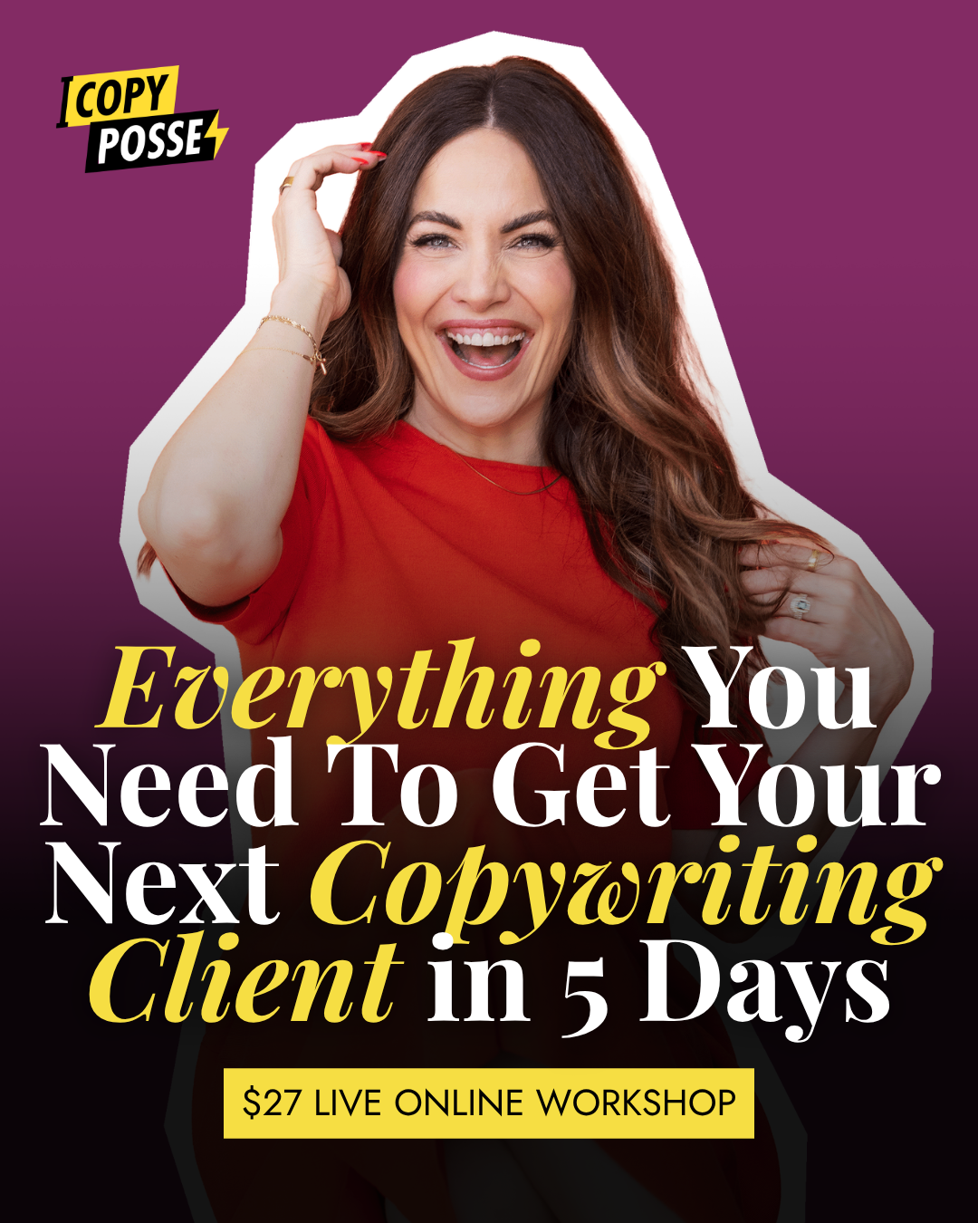 Alex Cattoni & The Copy Posse Facebook ad