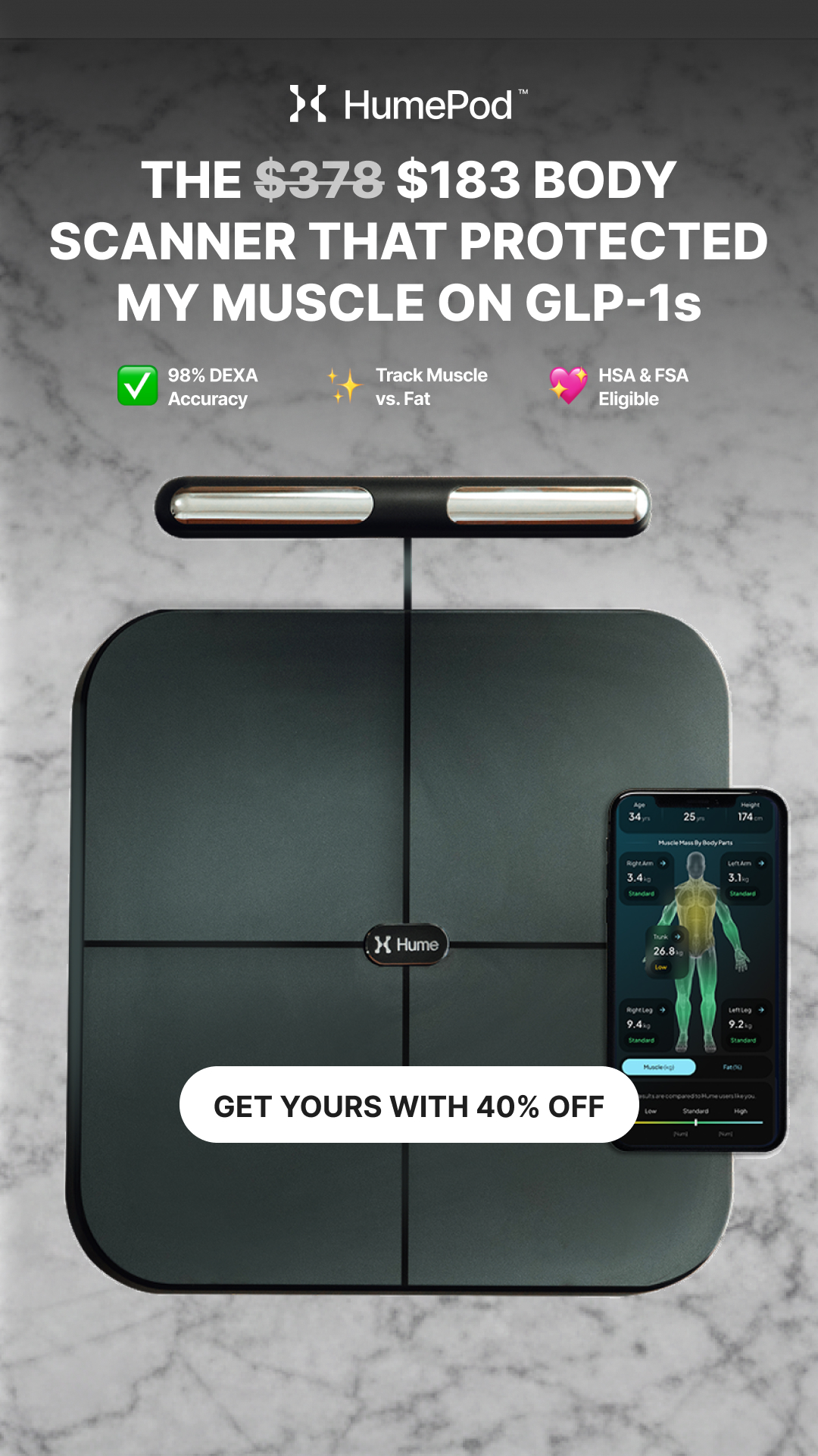 Hume Health Facebook ad