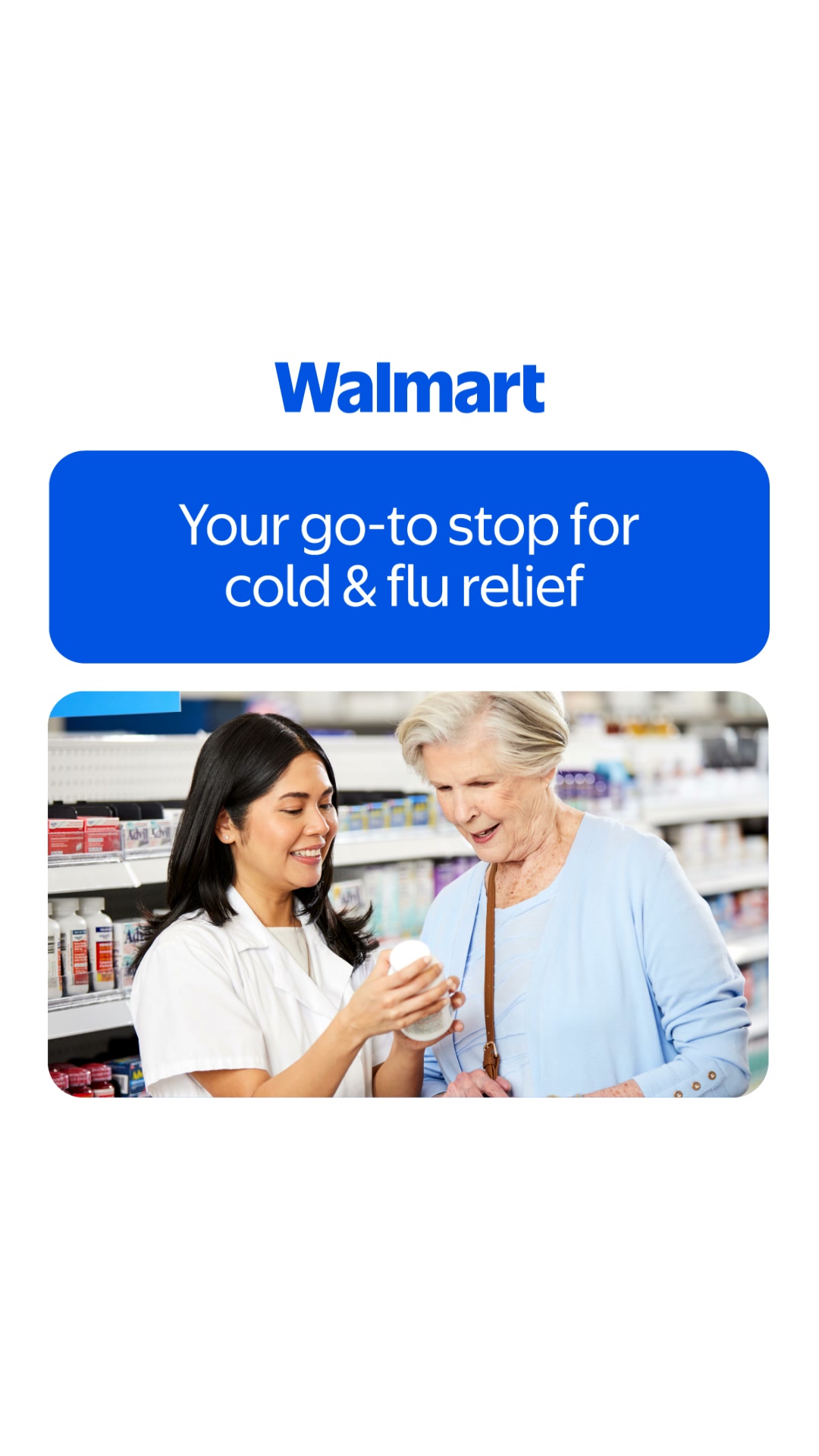 Walmart Canada Facebook ad: Cold and flu relief