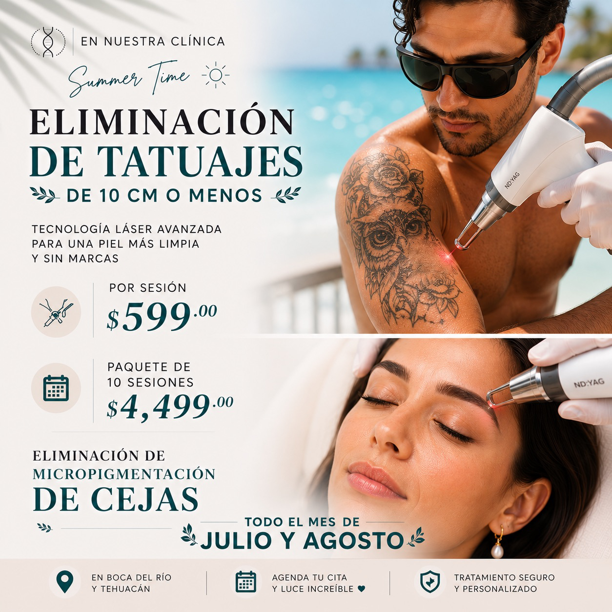 Sundara Clinic Facebook ad: Agenda tu cita