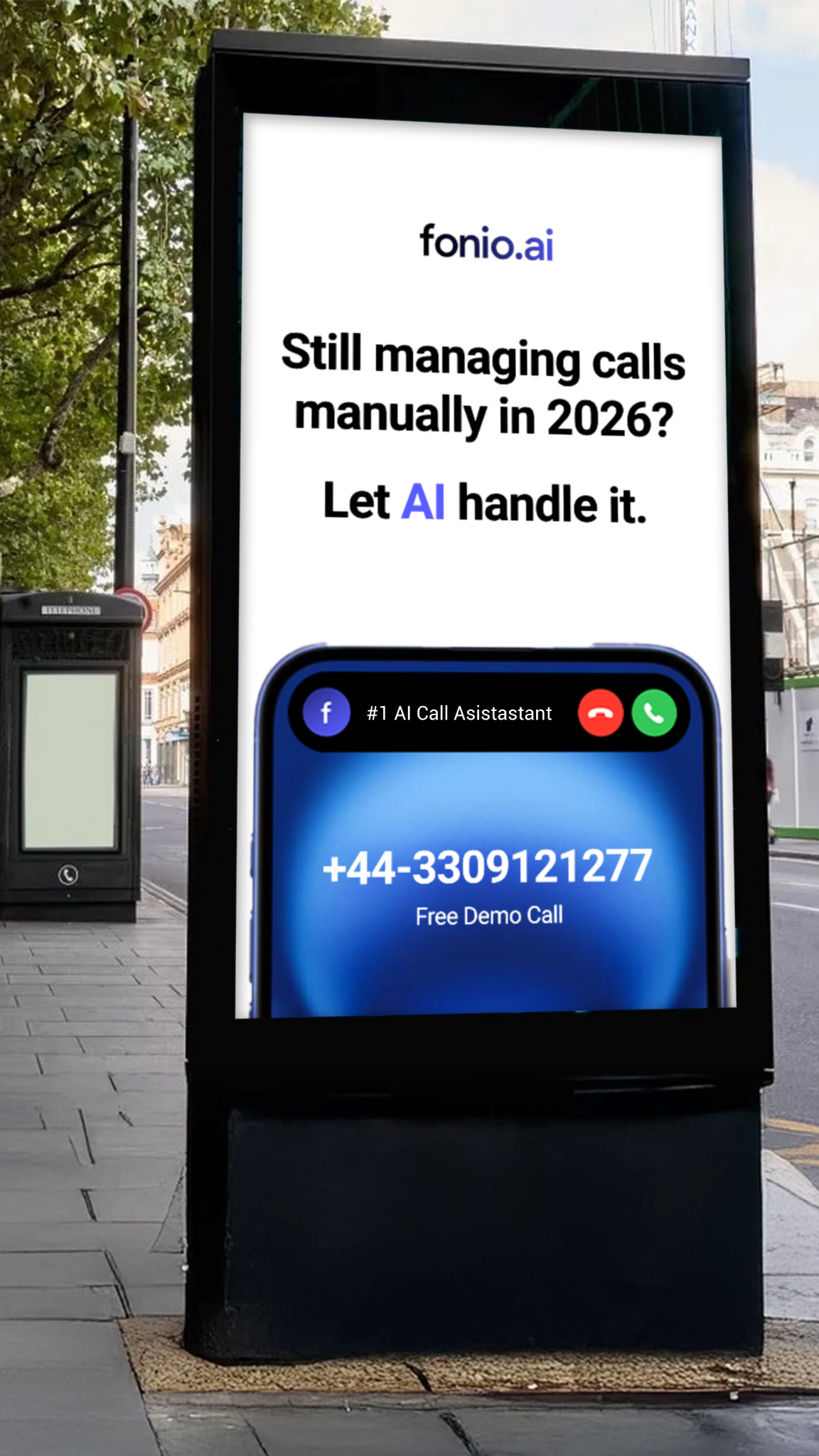 Fonio.ai Facebook ad