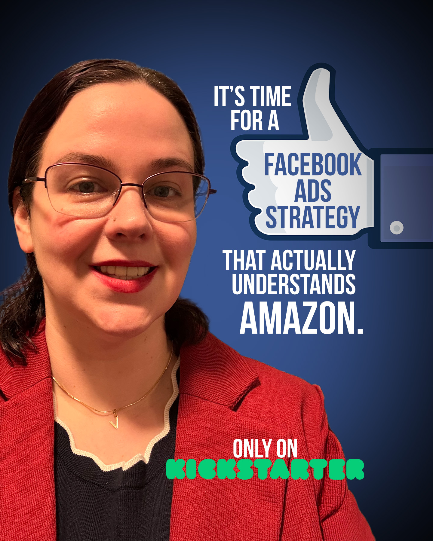 Melissa Storm, New York Times Bestselling Author Facebook ad: Back The Author Ads Kickstarter
