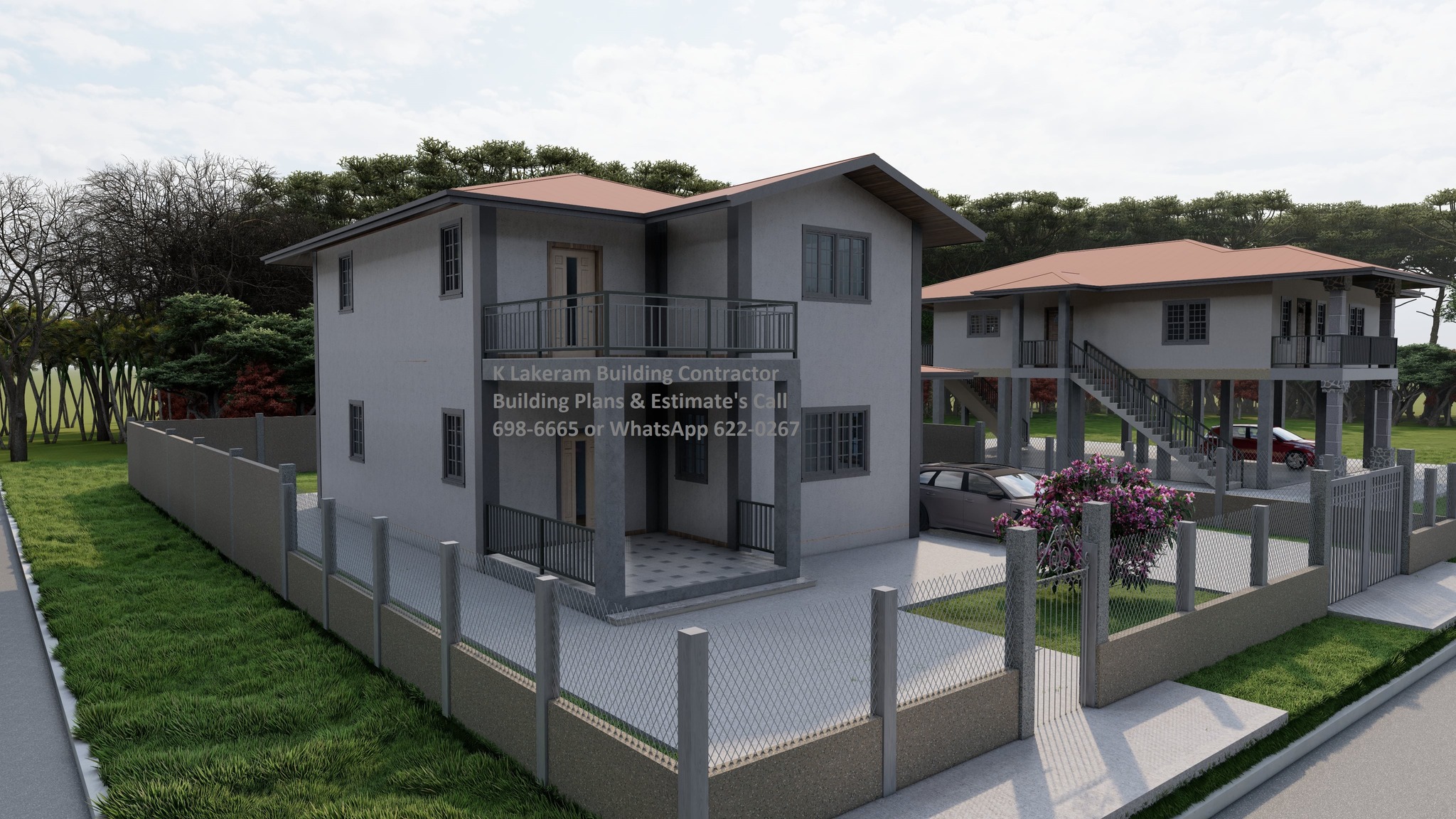 K Lakeram Construction Facebook ad: Building Plans and Estimate's Drawn to