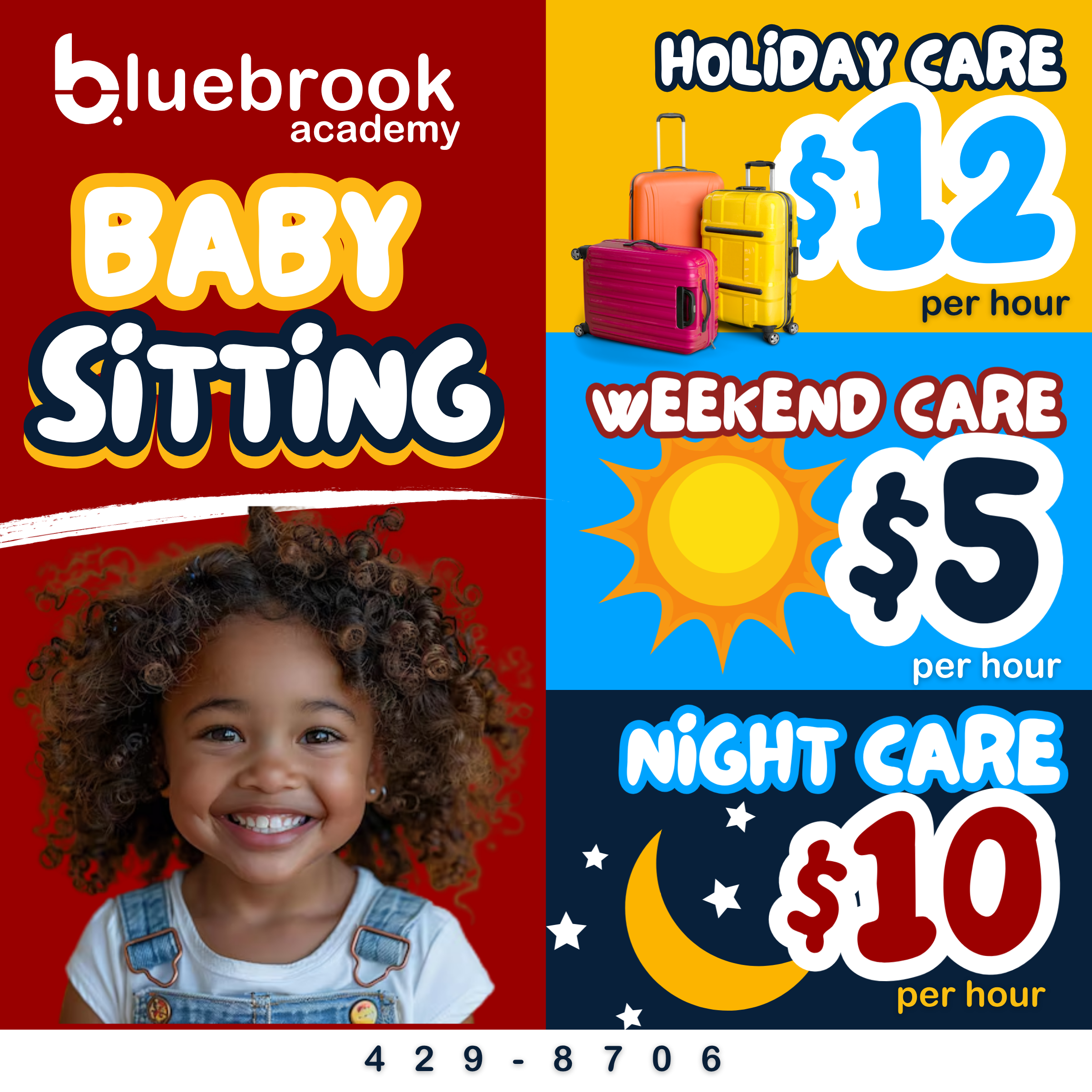 Bluebrook Academy Facebook ad