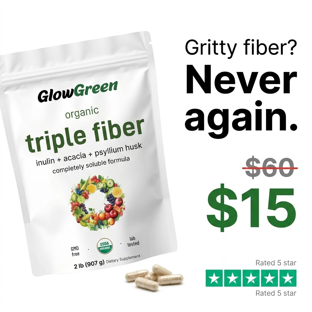 GlowGreen Facebook ad: Buy 1, Get 1 FREE!