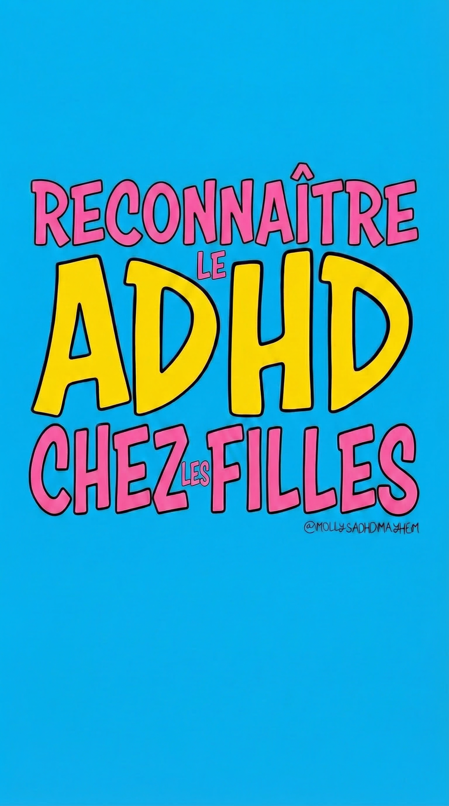 Mollys ADHD mayhem Facebook ad: « Comme Duolingo pour le TDAH.