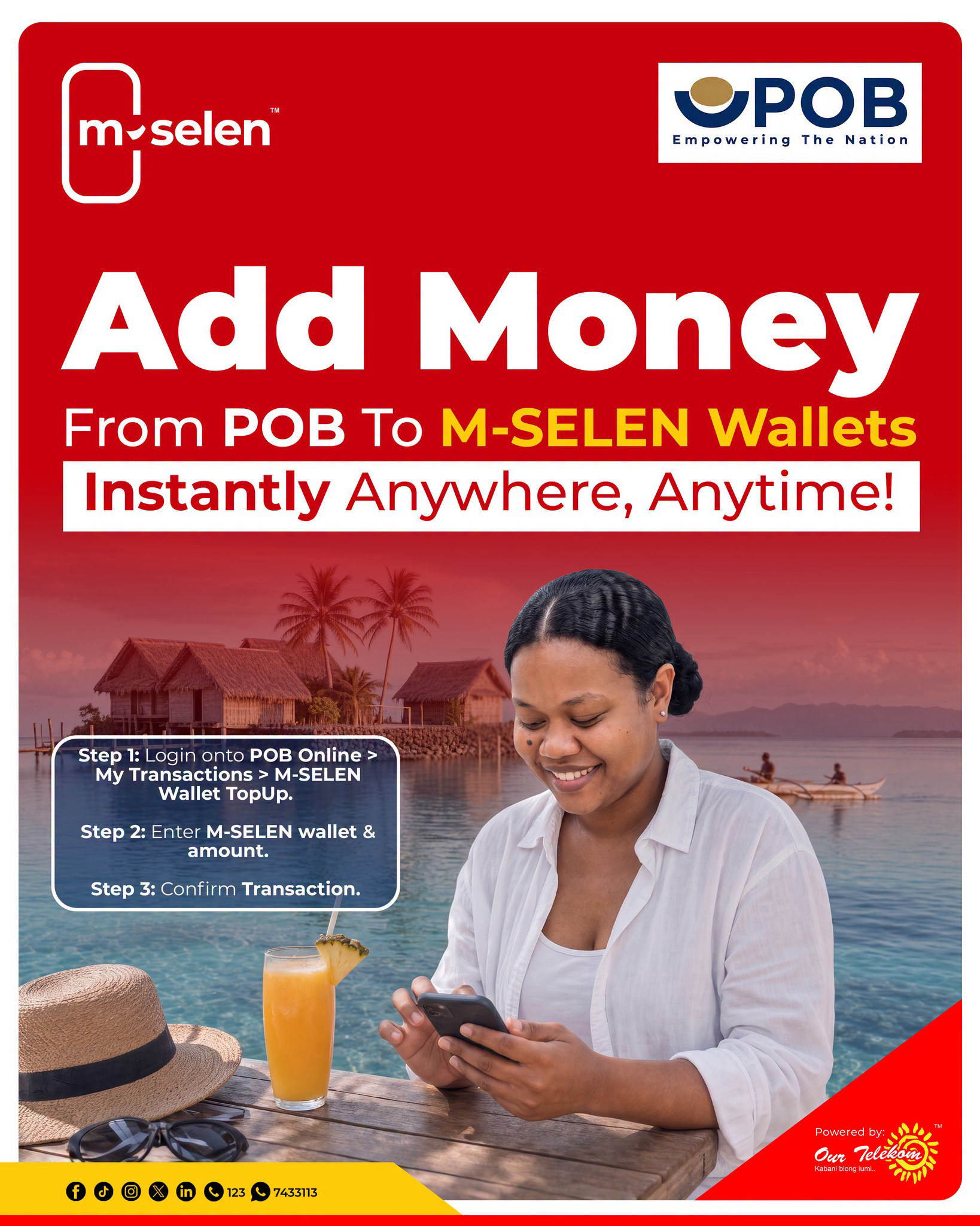 M-Selen Facebook ad: GOOD NEWS FOR M-SELEN USERS WITH POB ACCOUNTS!