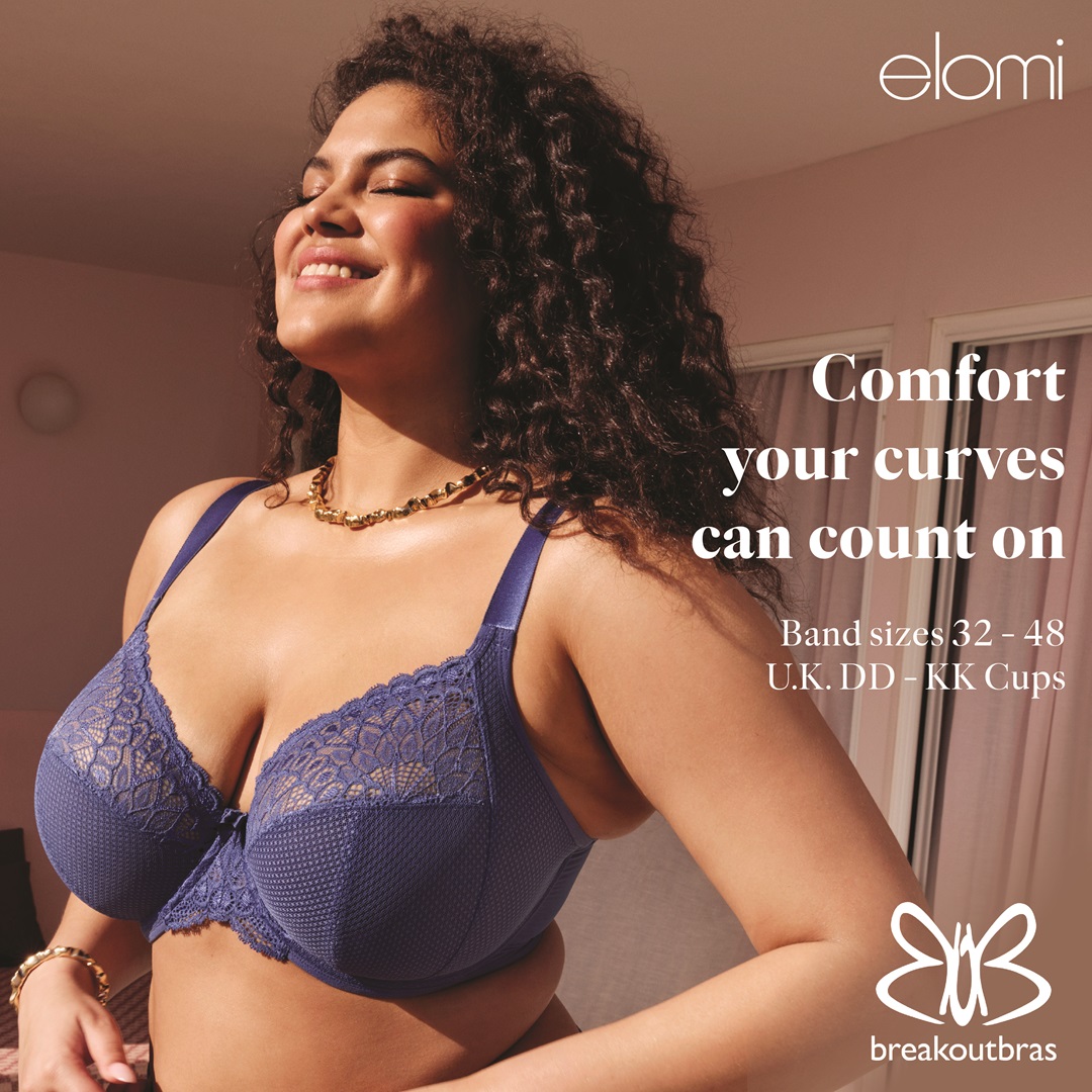 Breakout Bras Facebook ad: Plunge, Shimmer, Comfort