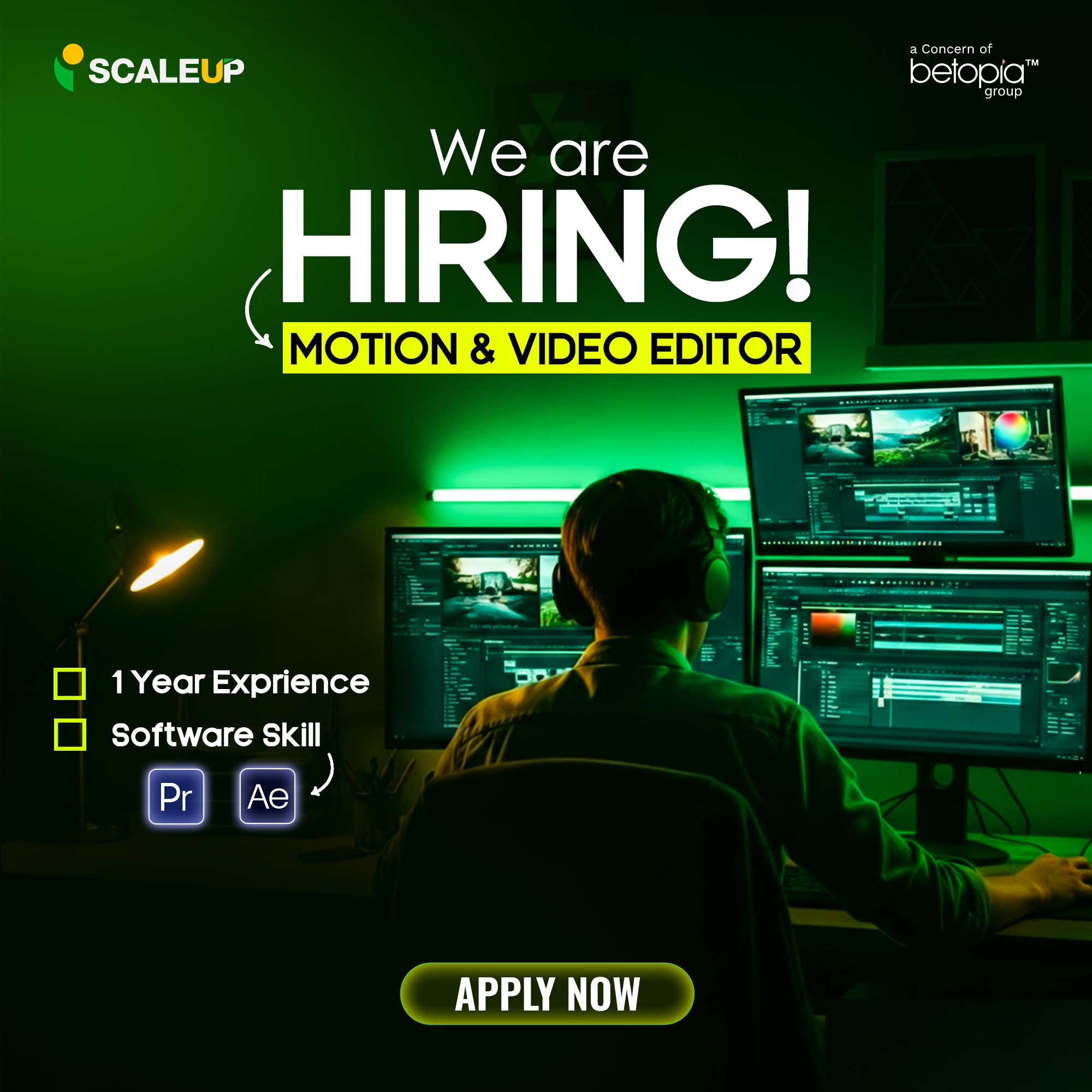 Career at Betopia Facebook ad: ๐๐ ๐๐ซ๐ ๐ก๐ข๐ซ๐ข๐ง๐ ๐ ๐๐จ๐ญ๐ข๐จ๐ง ๐๐ซ๐๐ฉ๐ก๐ข๐๐ฌโฆ