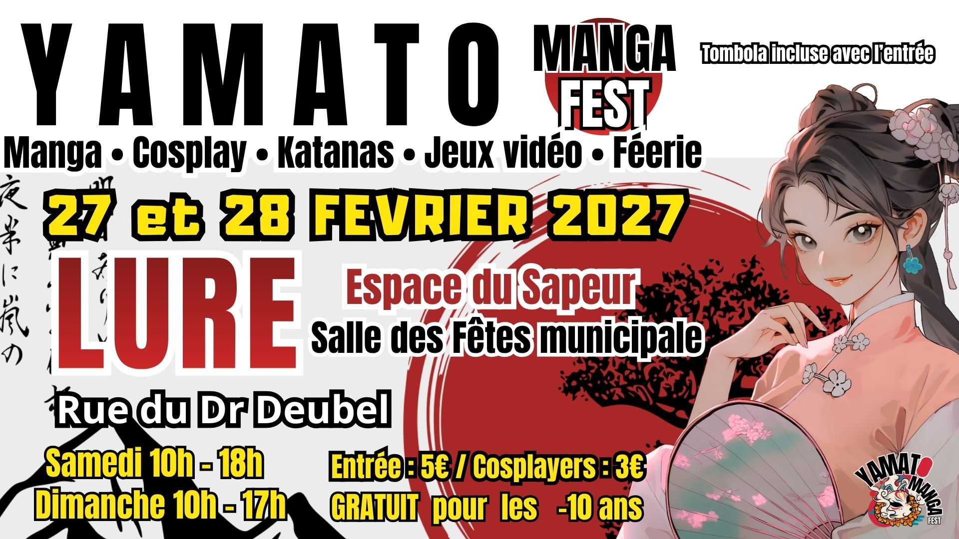 Yamato Manga Fest Facebook ad: YAMATO MANGA FEST - LURE 2027
