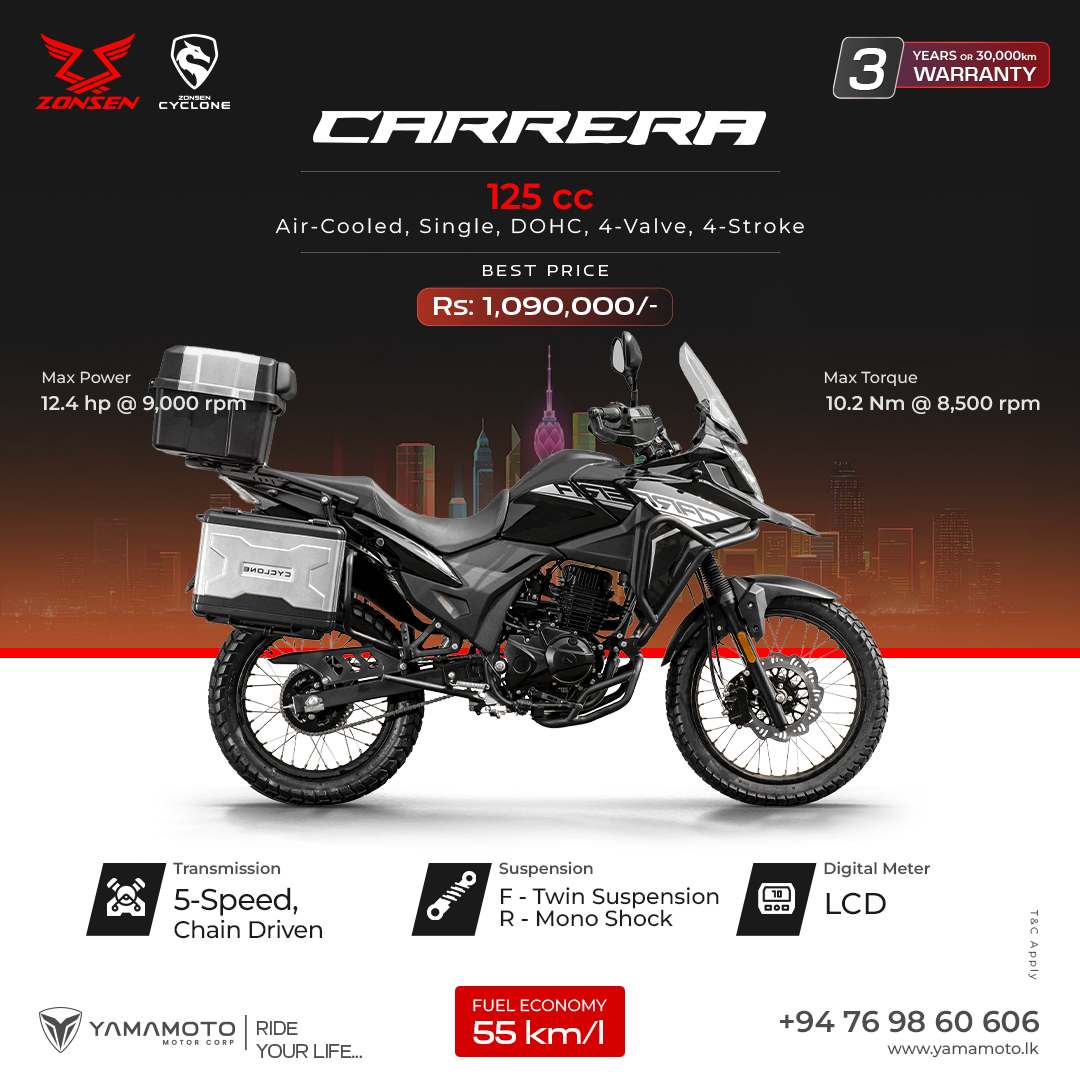 Zonsen Sri Lanka Facebook ad: Ride more with Zonsen