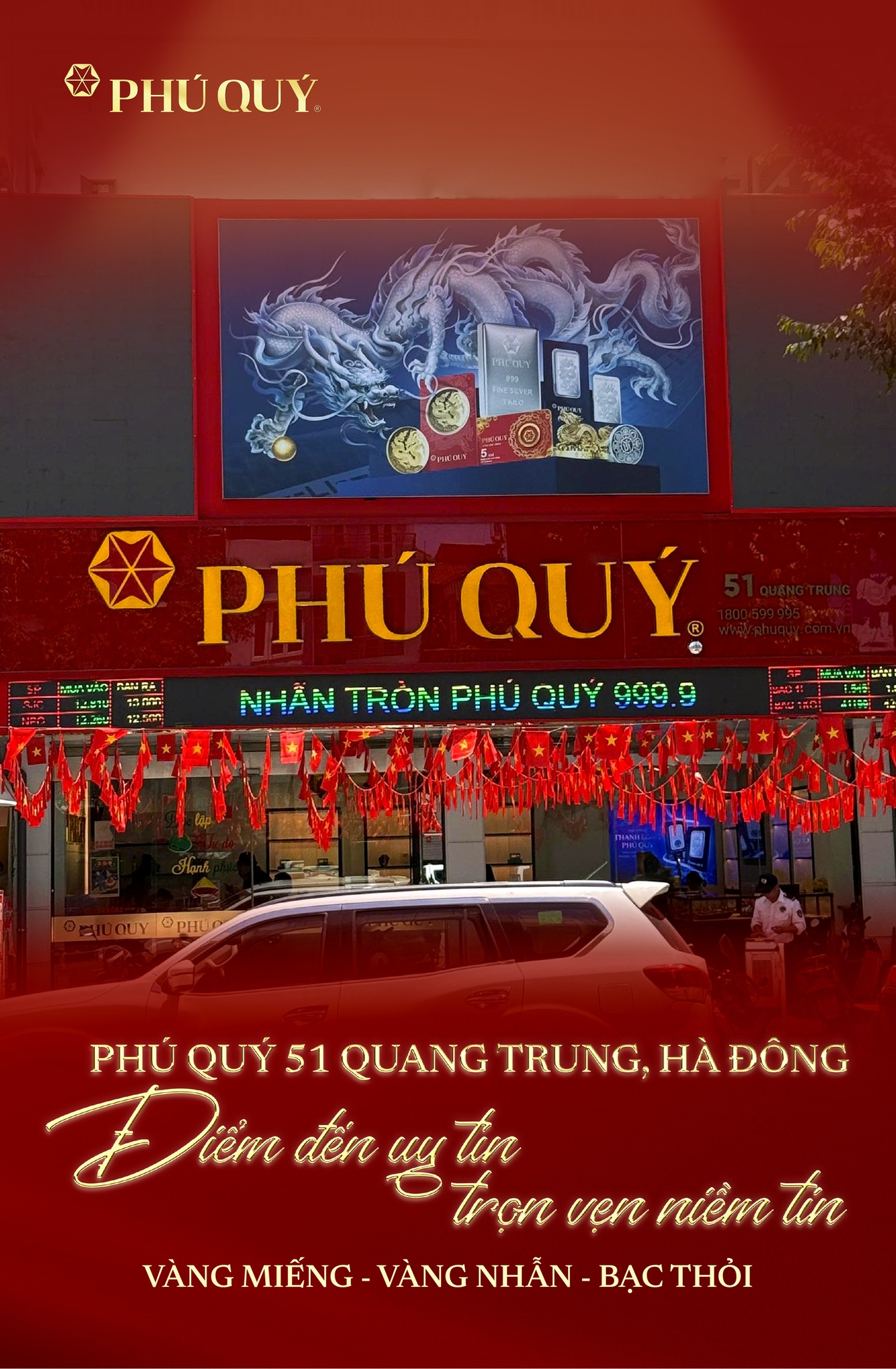 Tập Đoàn Phú Quý Facebook ad: PHÚ QUÝ 51 QUANG TRUNG, HÀ ĐÔNG