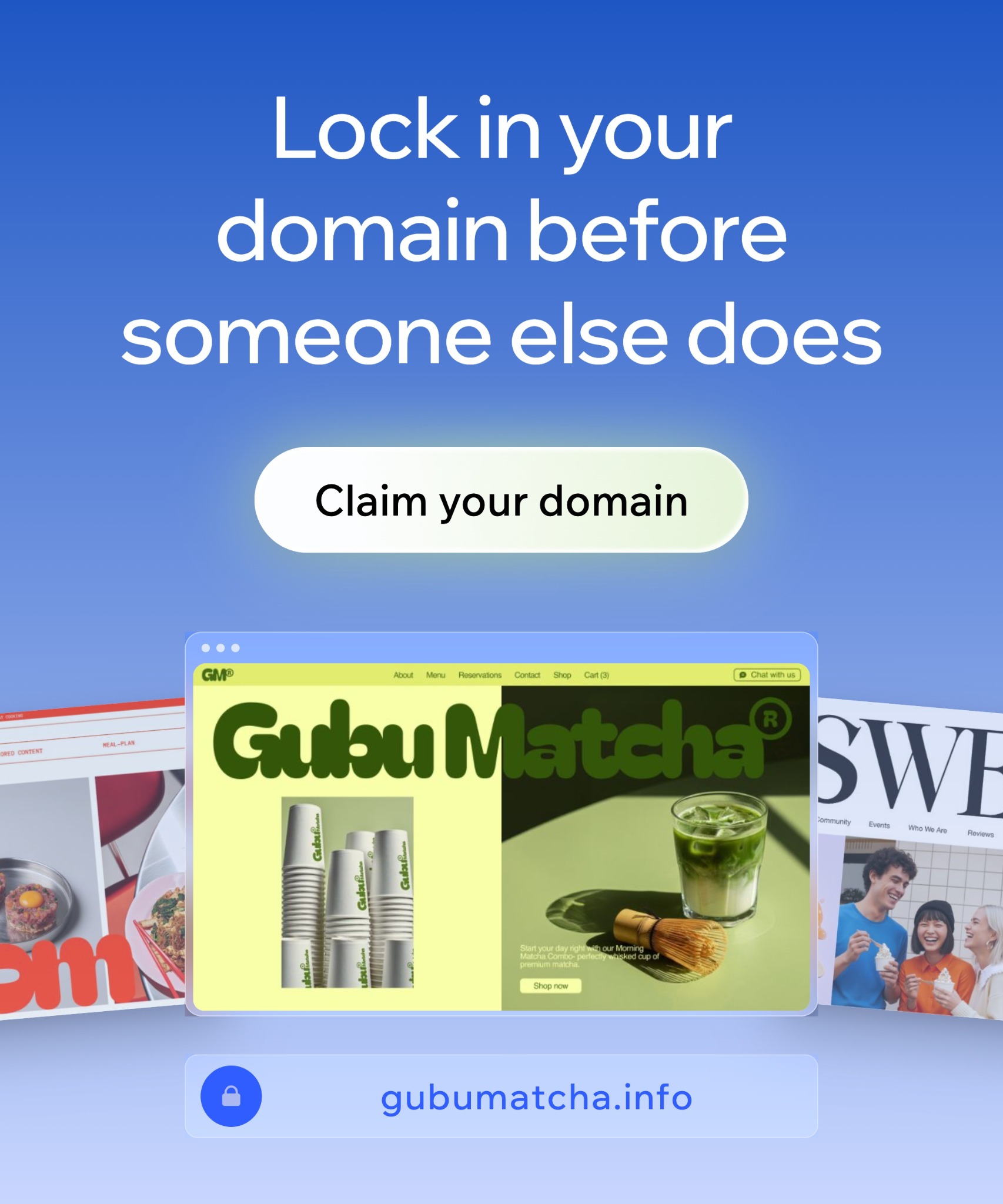 Wix Facebook ad