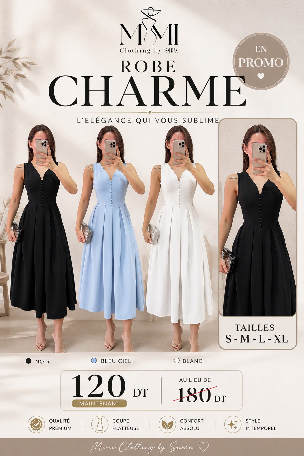 Mimi Clothing & co Facebook ad