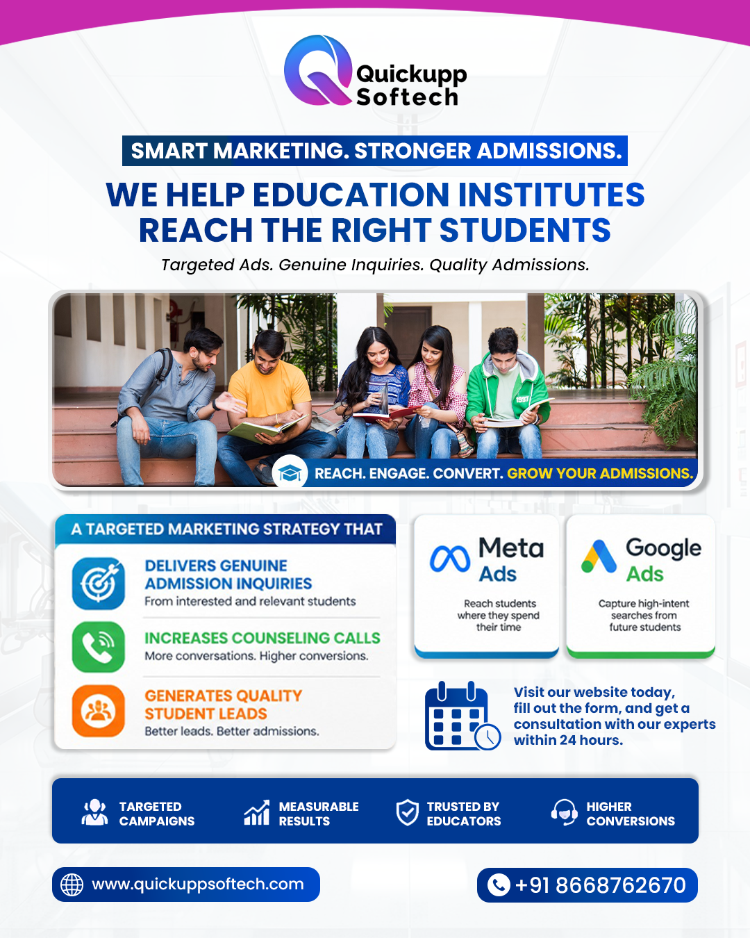 Quickupp Softech Pvt Ltd Facebook ad: Fill up form