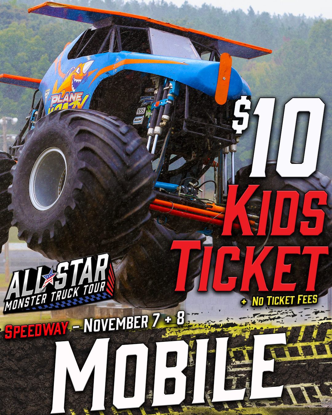 All Star Monster Truck Tour Facebook ad: All Star Monster Trucks: Mobile AL 2026