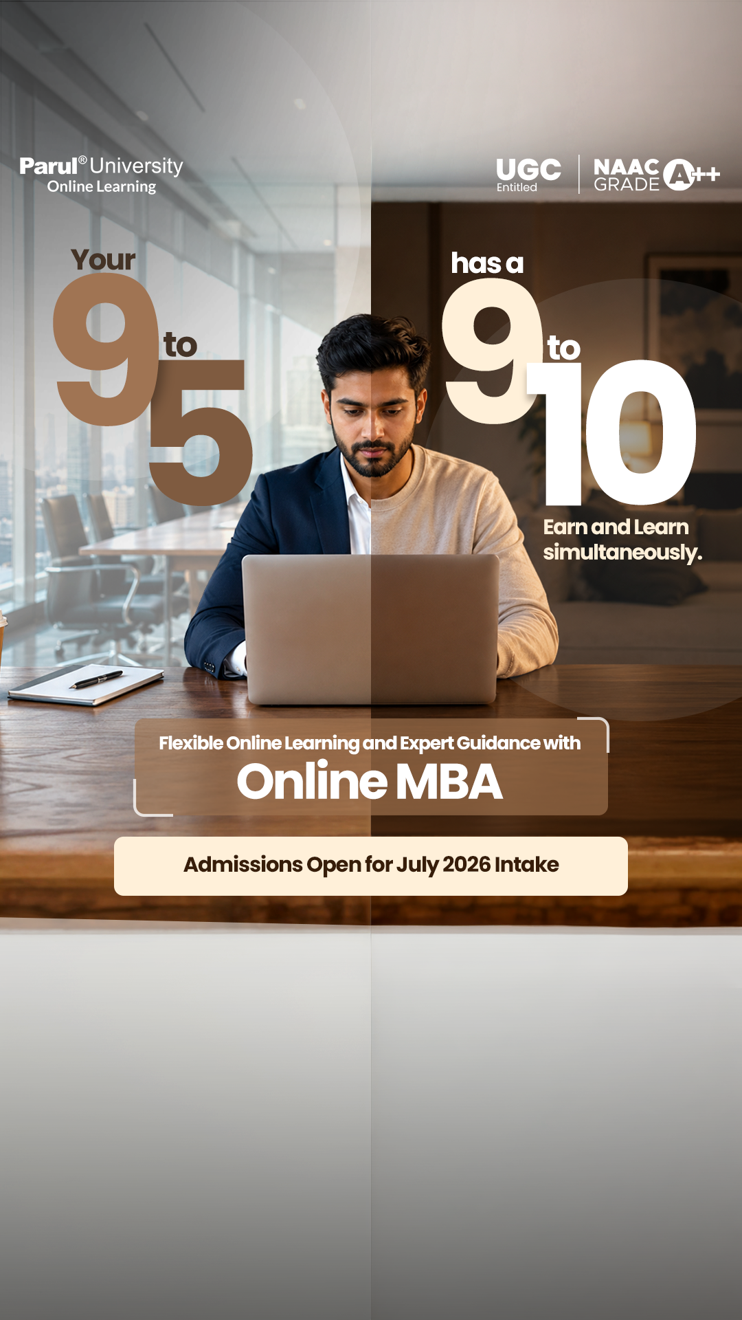 Parul University Online Learning Facebook ad