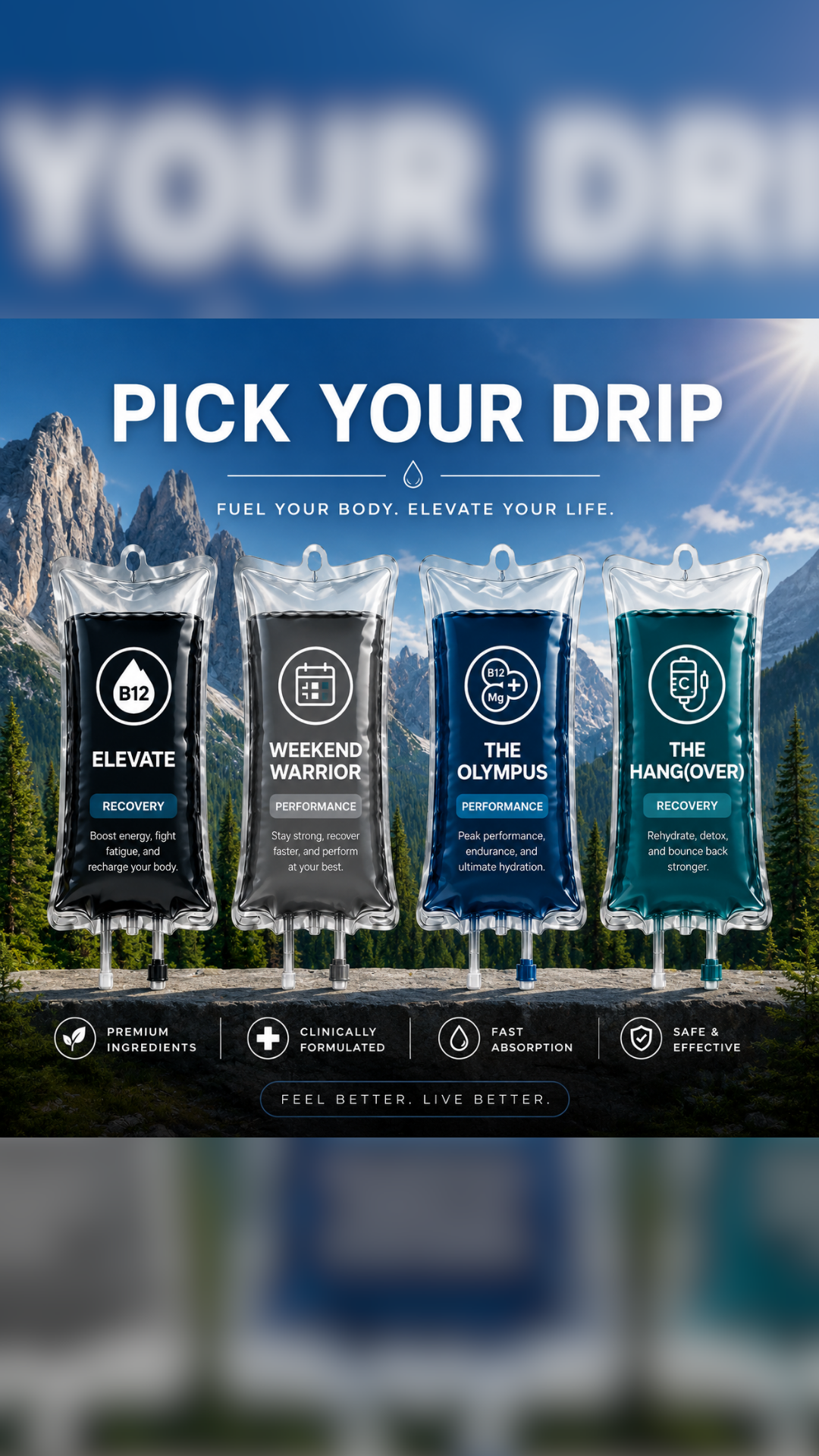 Elevation Hydration Facebook ad from Jun 1, 2026