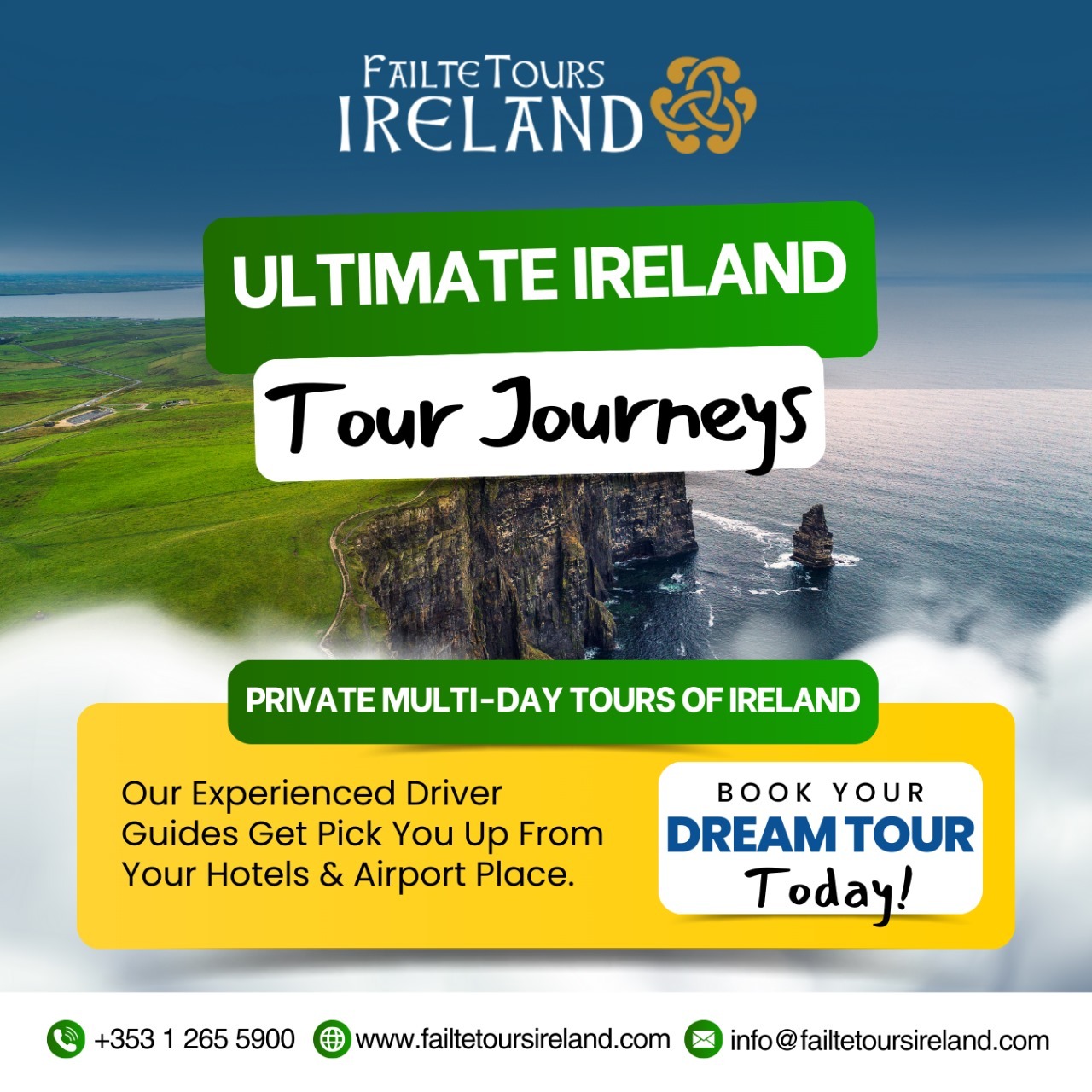 Failte Tours Ireland Facebook ad