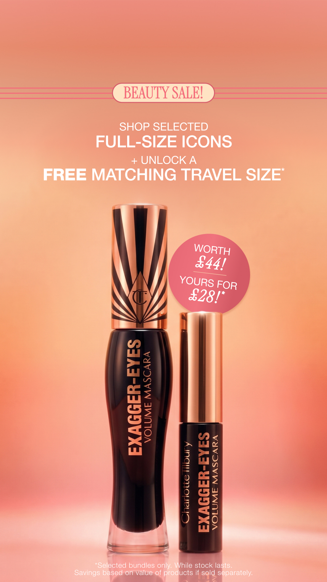 Charlotte Tilbury Facebook ad