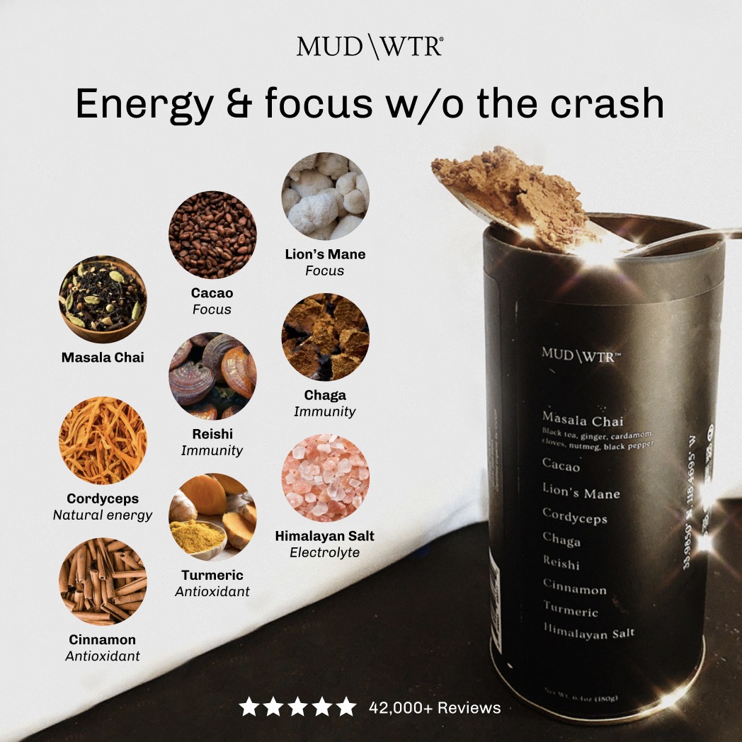 MUD\WTR Facebook ad