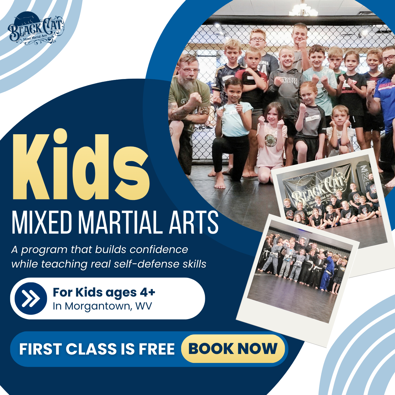 Black Cat Mixed Martial Arts and Self Defense Facebook ad