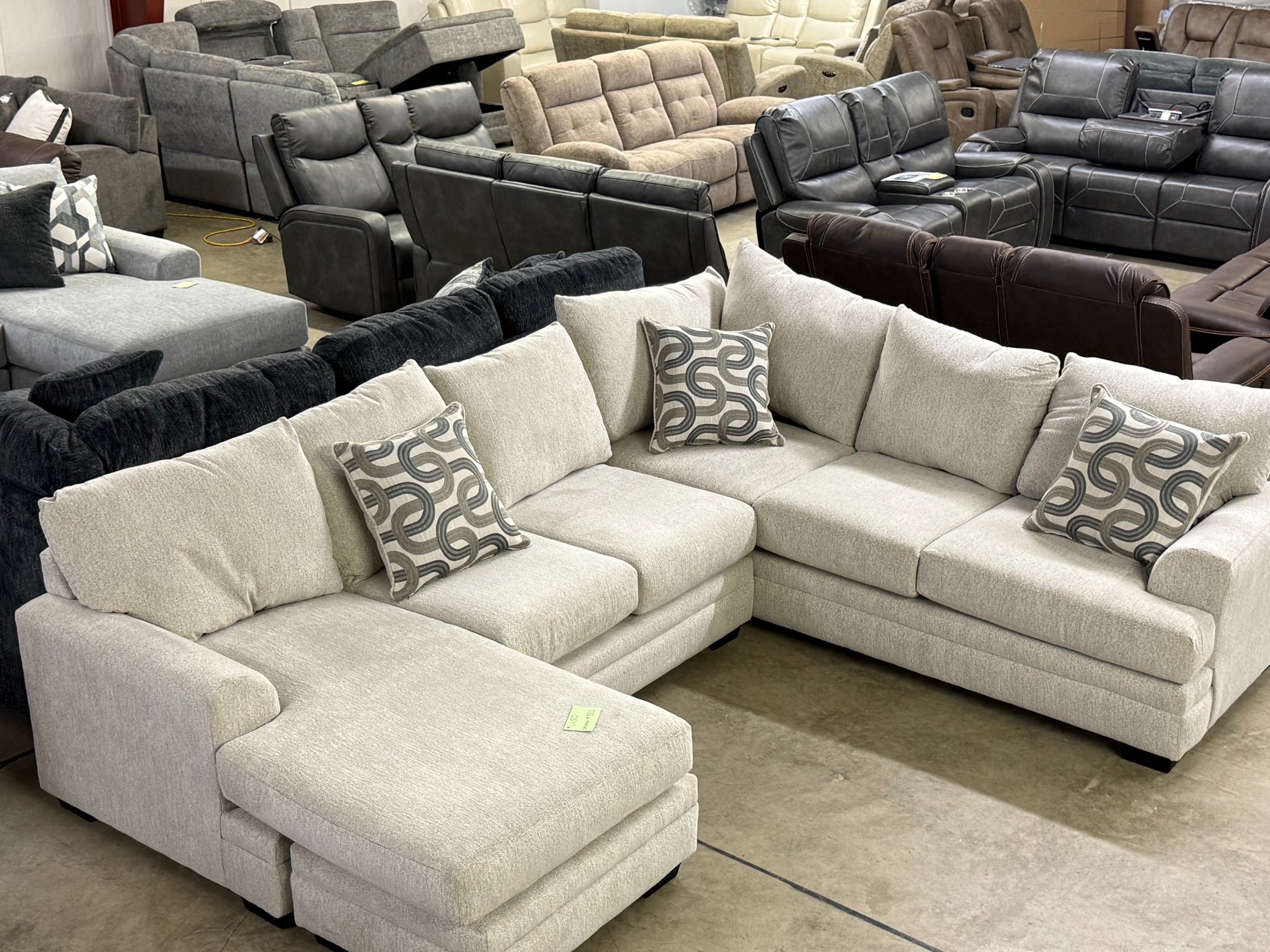 John Louis Zevgolis Facebook ad: Massive Sofa and Sectional Sale Happening Right Now, First…