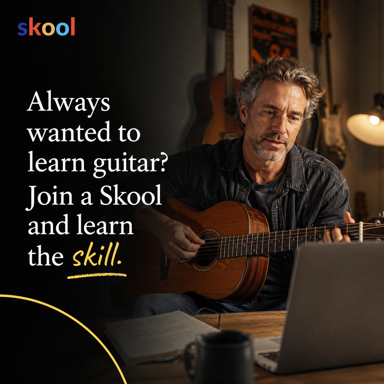 Skool Facebook ad