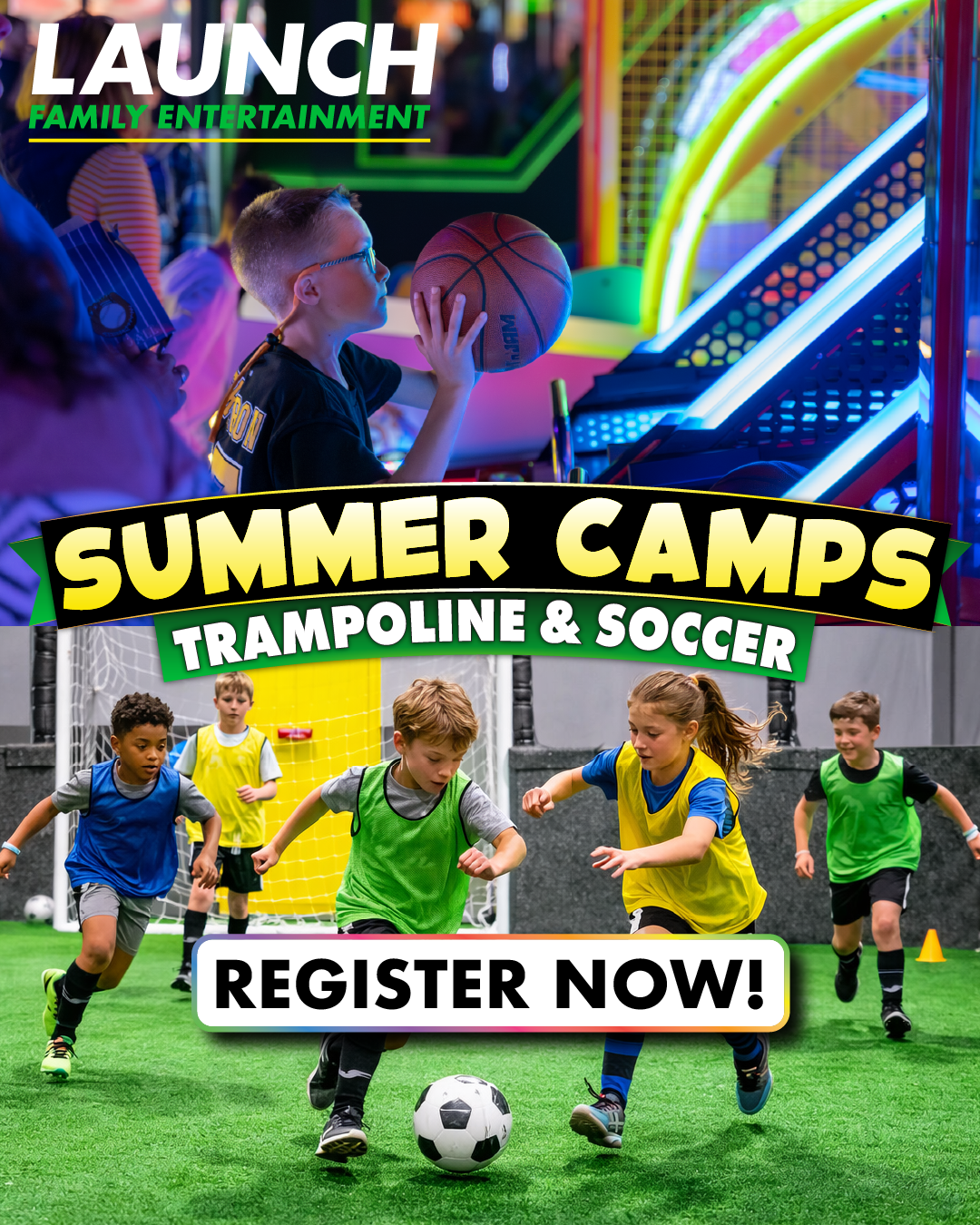 Launch Asheville Facebook ad: Summer Camp at Launch Asheville!