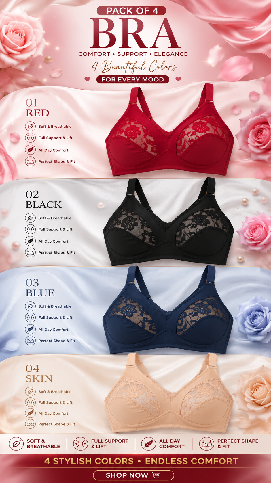 Faree International Facebook ad: GET 30% OFF + FREE SHIPPING