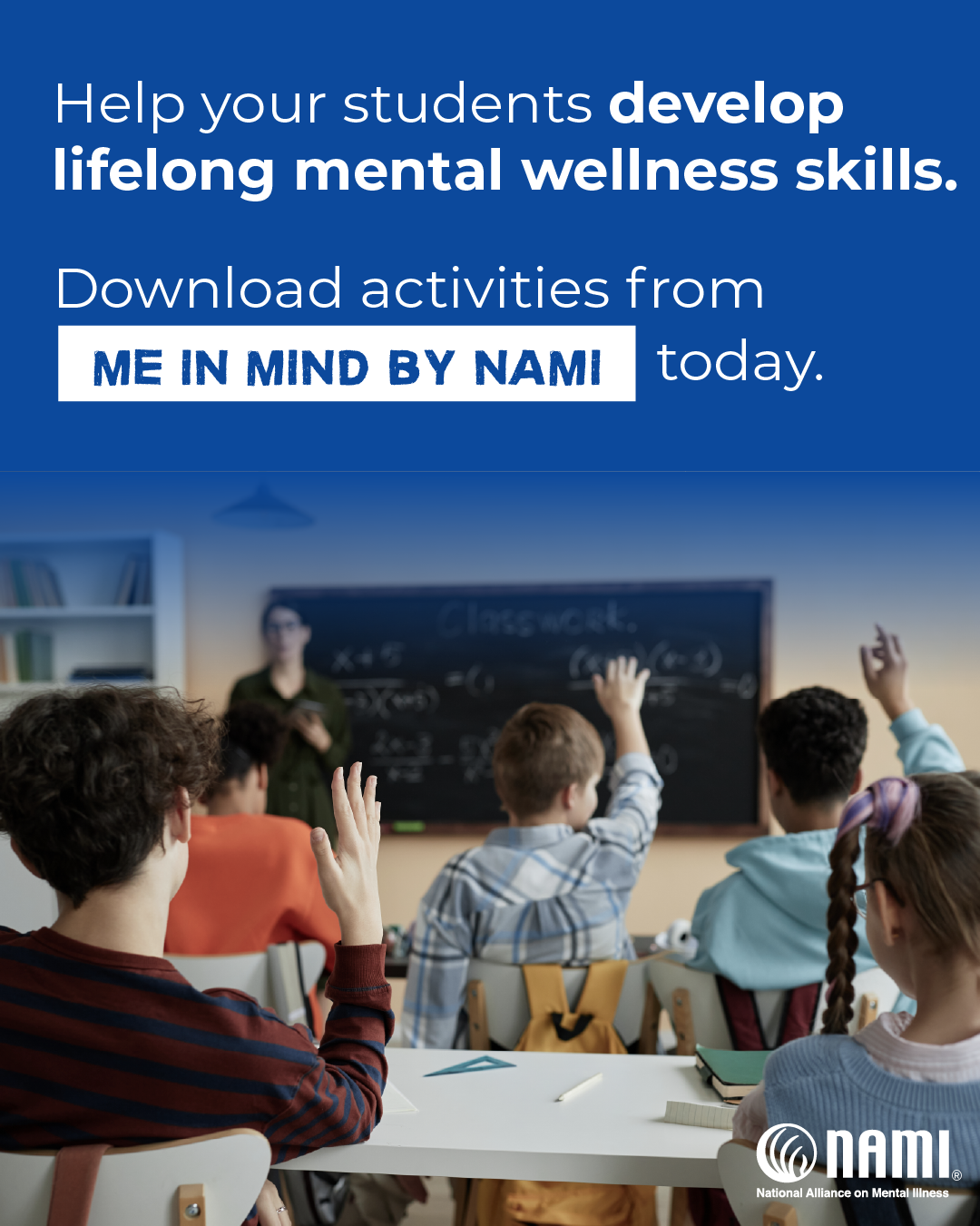 NAMI Facebook ad: Me in Mind by NAMI