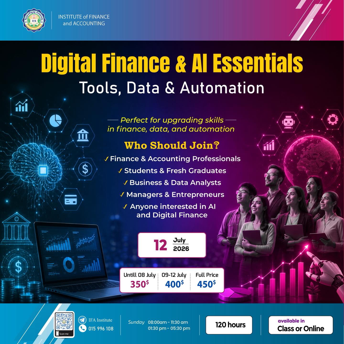 Institute of Finance and Accounting-IFA Facebook ad