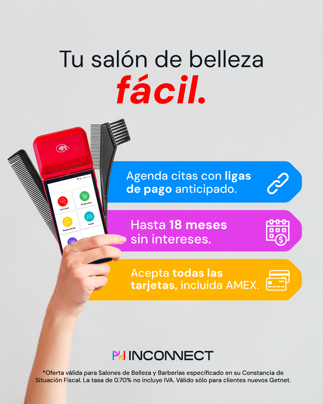 IN Soluciones de Pago Facebook ad from Nov 28, 2025