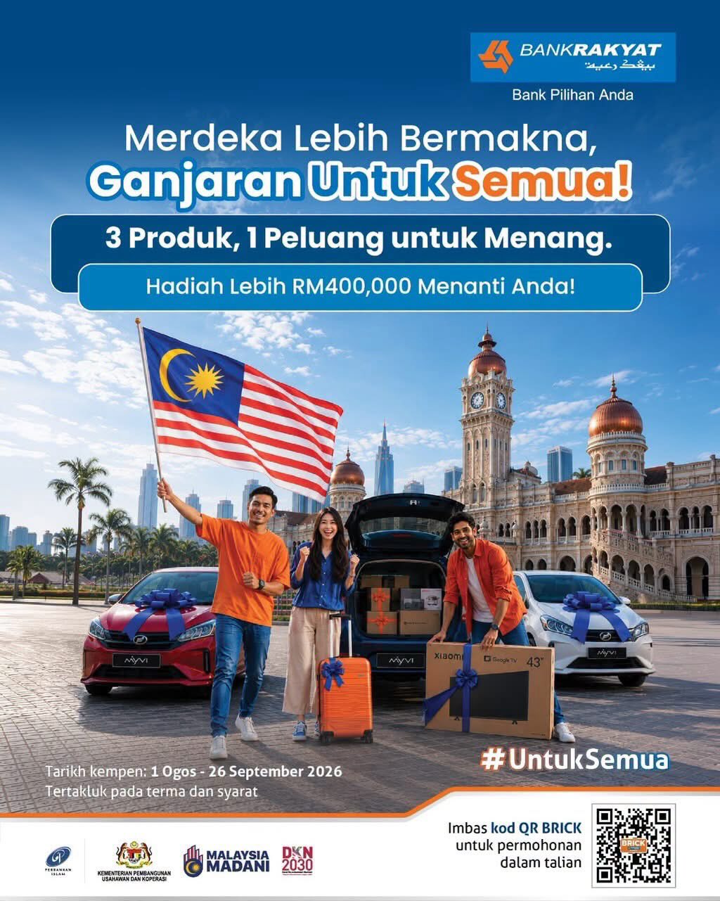 Bank Rakyat Facebook ad: Bermula dengan restu, melangkah bersama impian.