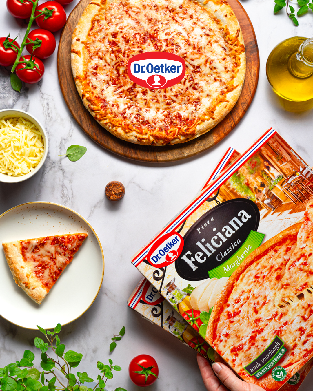 Dr. Oetker Slovenija Facebook ad: LIKE če je Margherita tvoja pizza klasika brez…