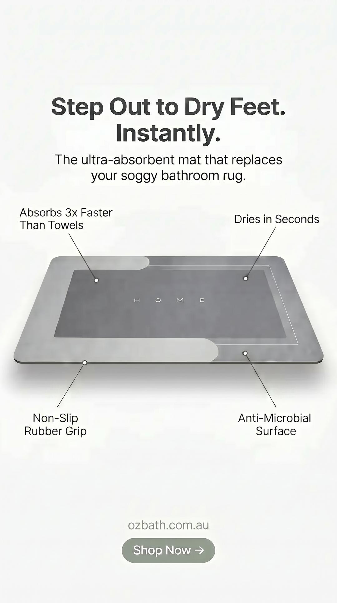 OzBath Facebook ad