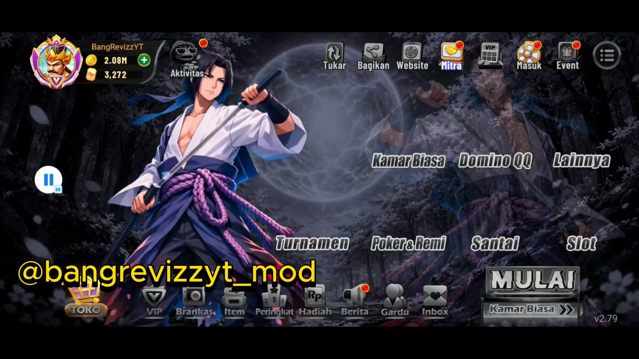 BANG REVIZ Facebook ad: Tema SASUKE HGI V2.79 yang lagi viral!