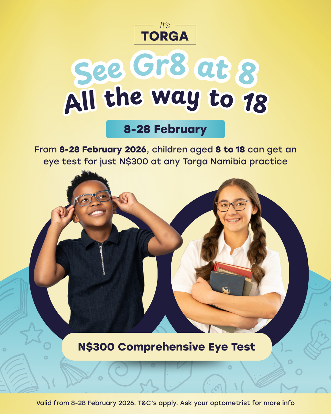Torga Optical Namibia Facebook ad