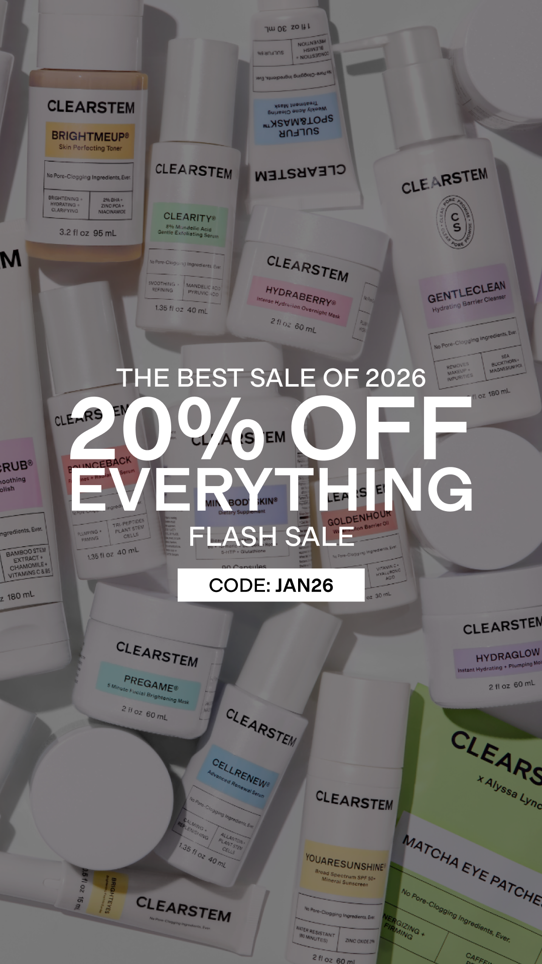 CLEARSTEM Skincare Facebook ad