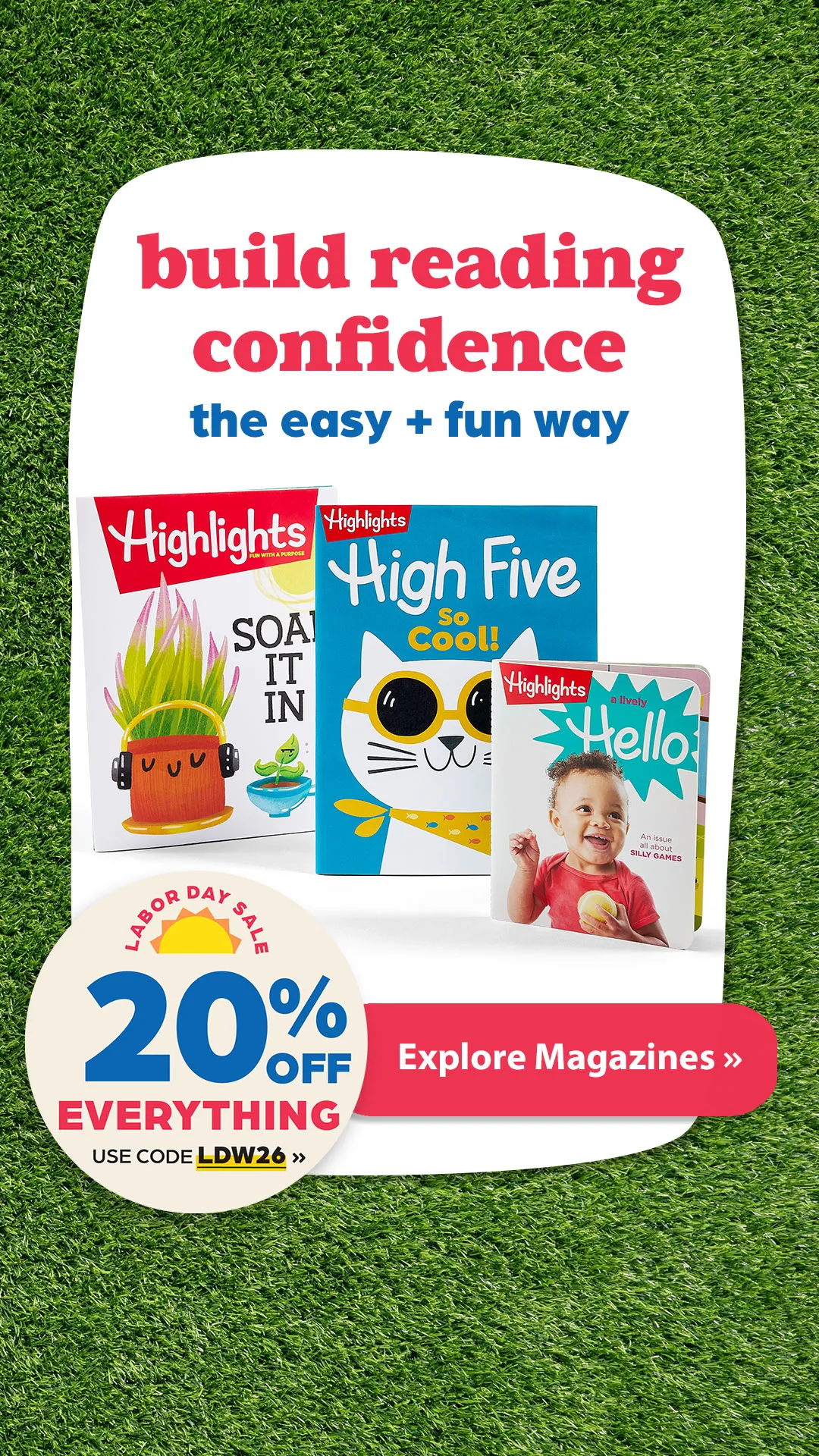 Highlights for Children Facebook ad