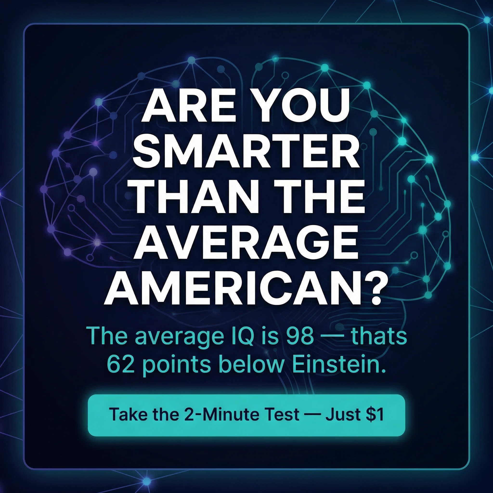 MindBoost Facebook ad: Take the 2-Minute Cognitive Test -