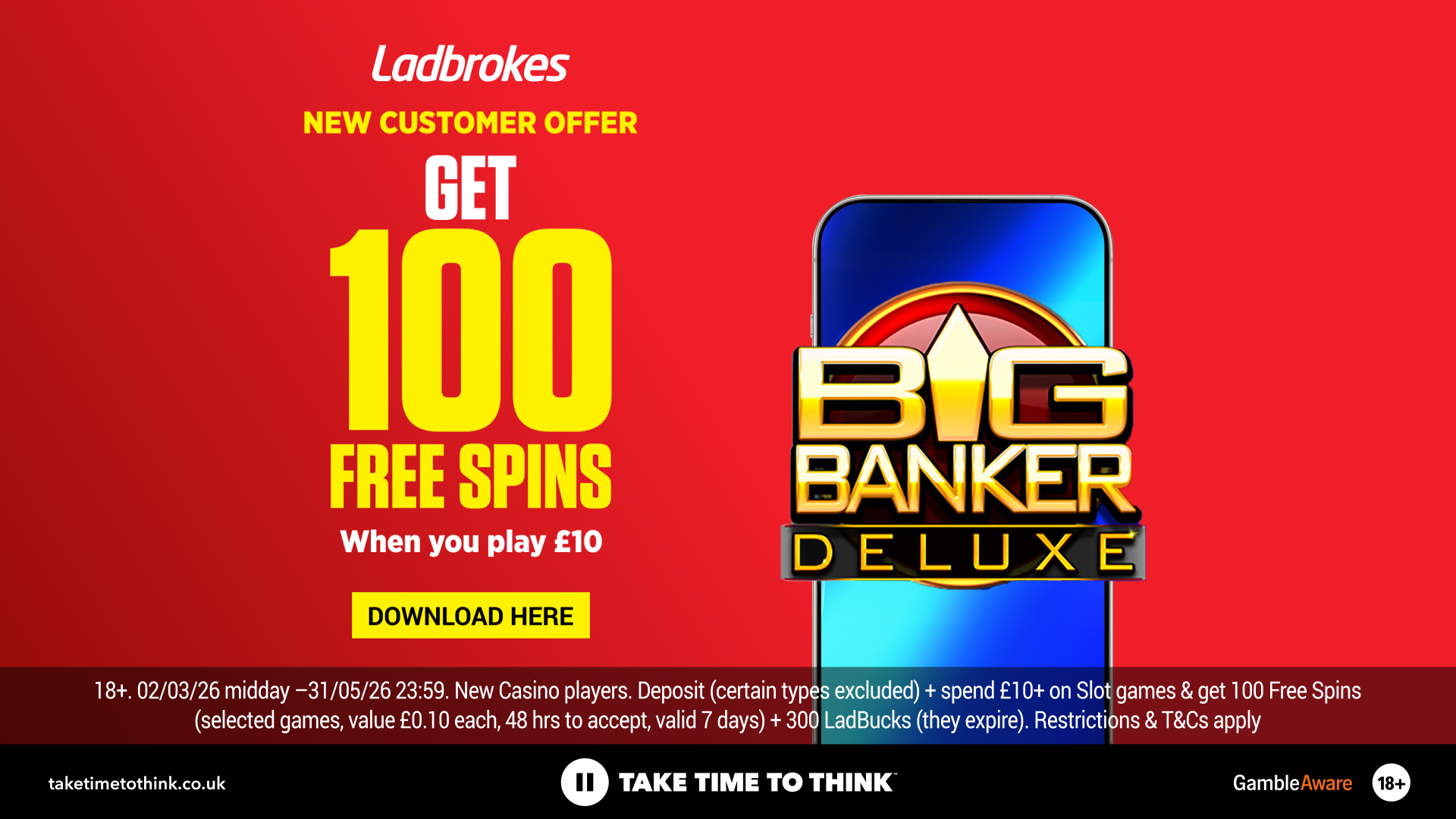 Ladbrokes Facebook ad