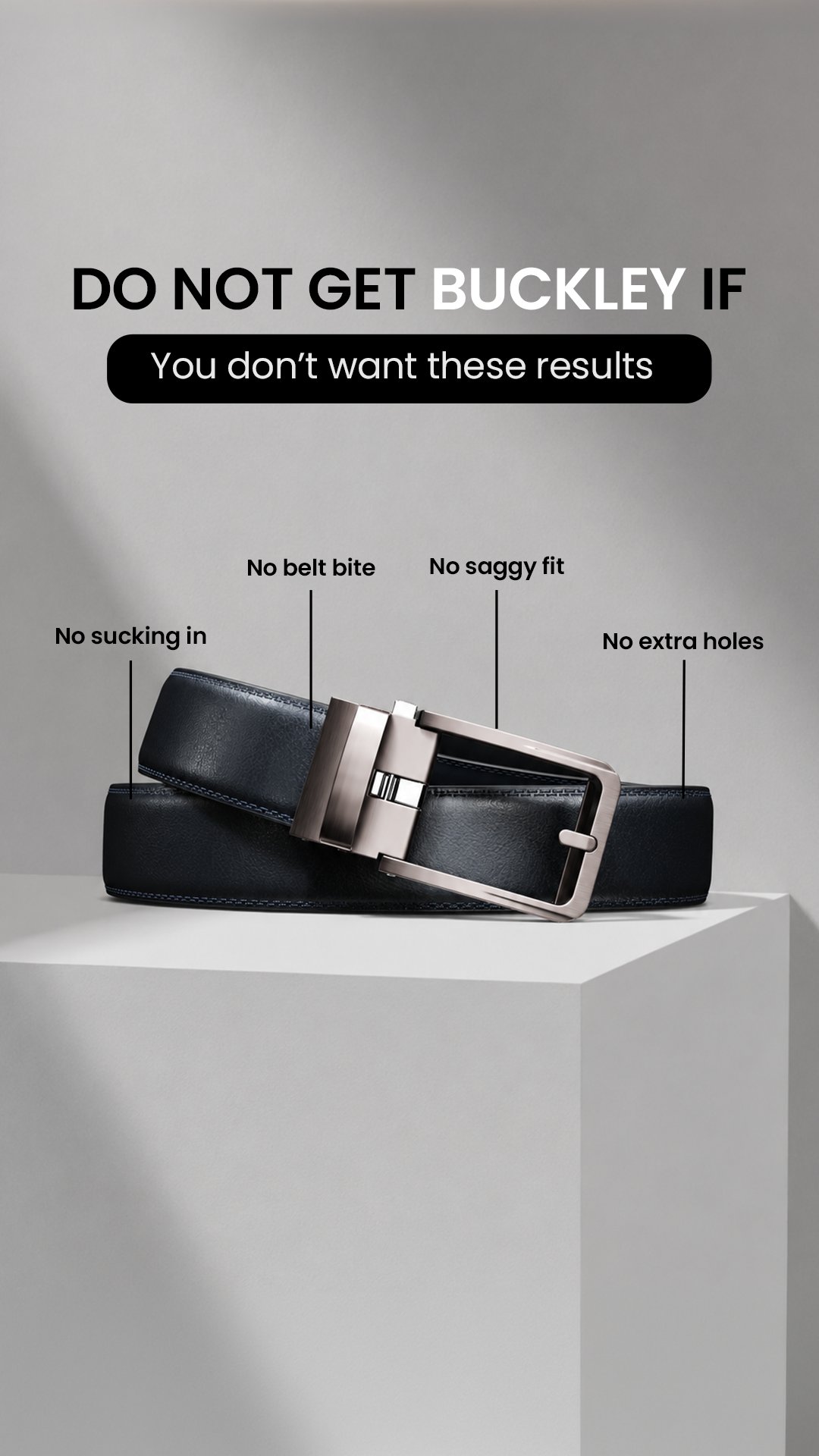 Buckley Belts Facebook ad