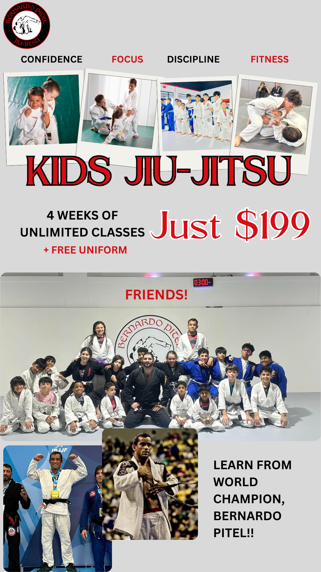 Bernardo Pitel Jiu Jitsu Academy Facebook ad