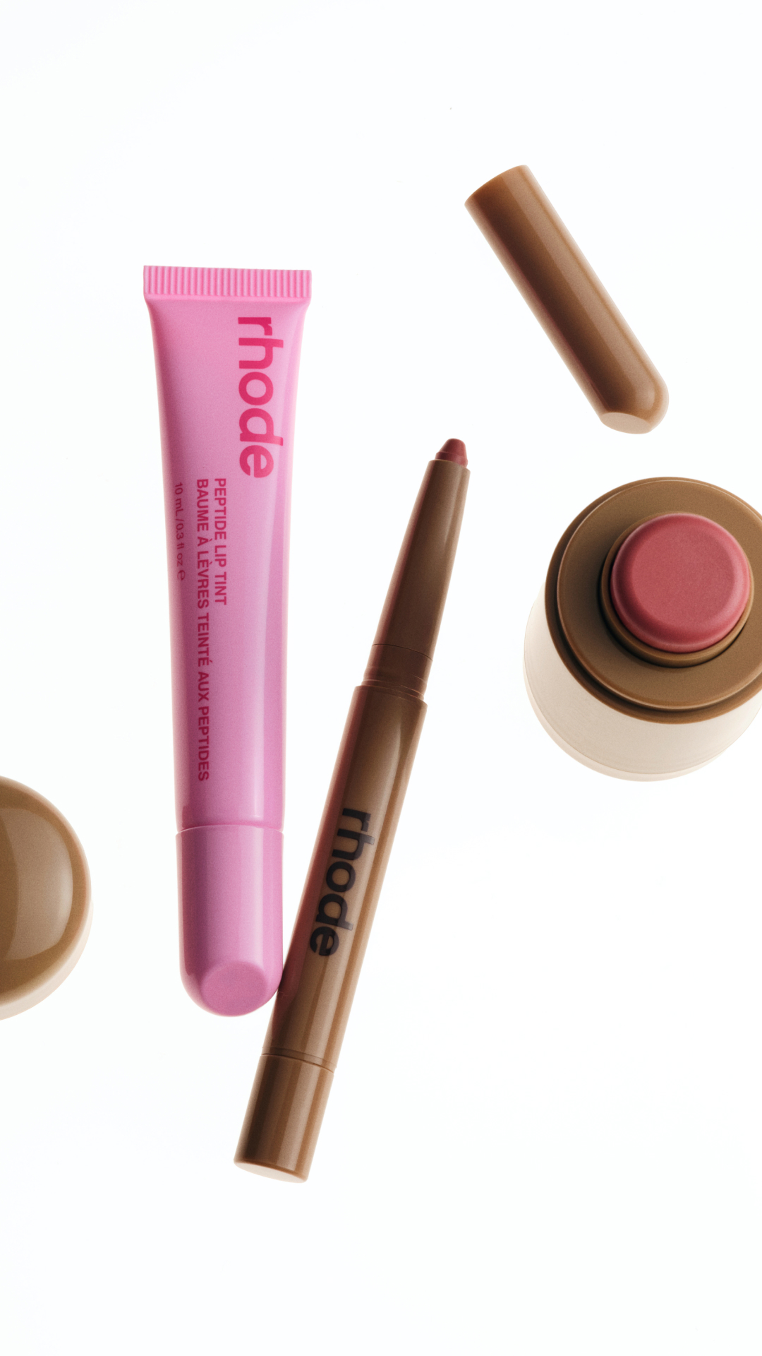 rhode Facebook ad: lip + cheek