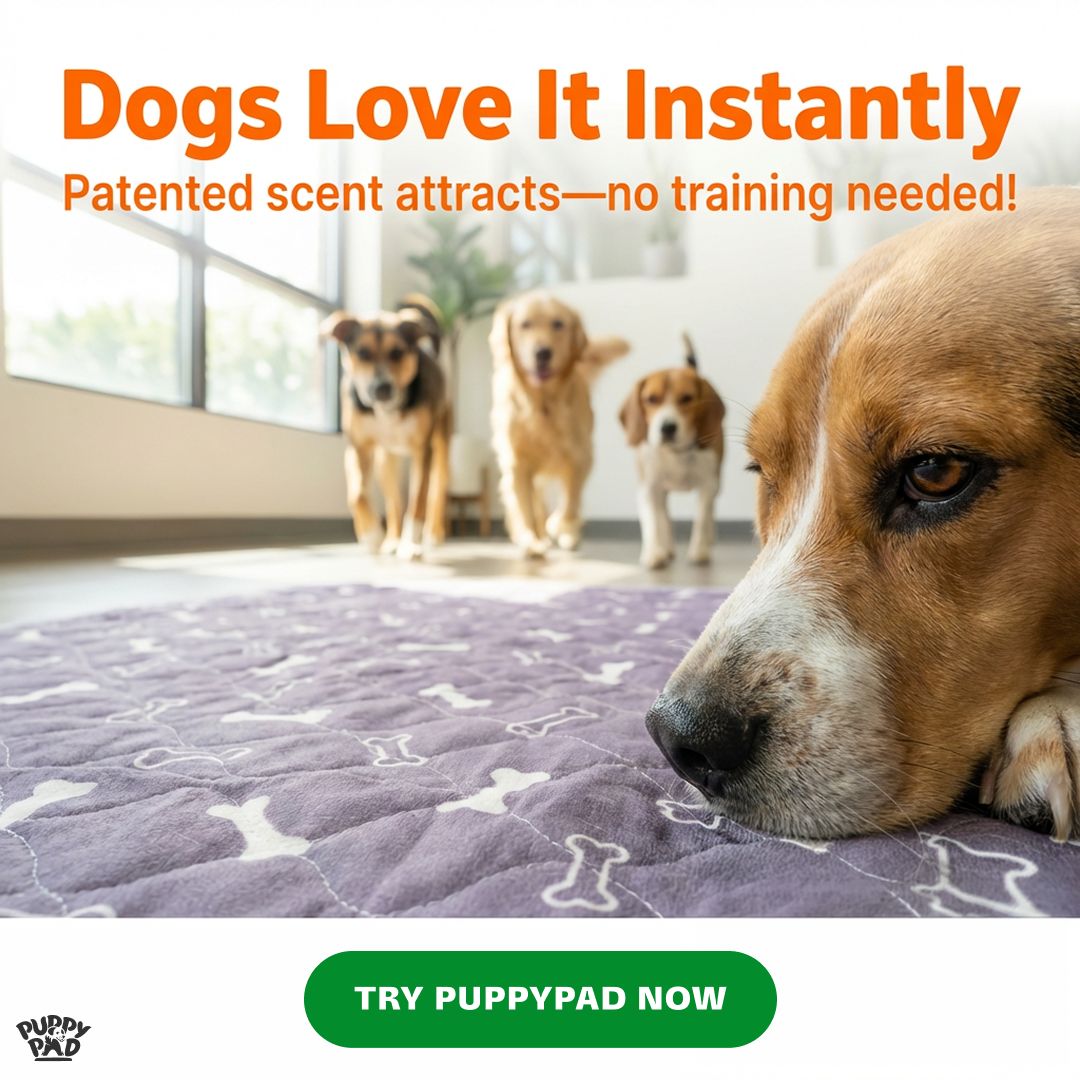 PuppyPad Facebook ad